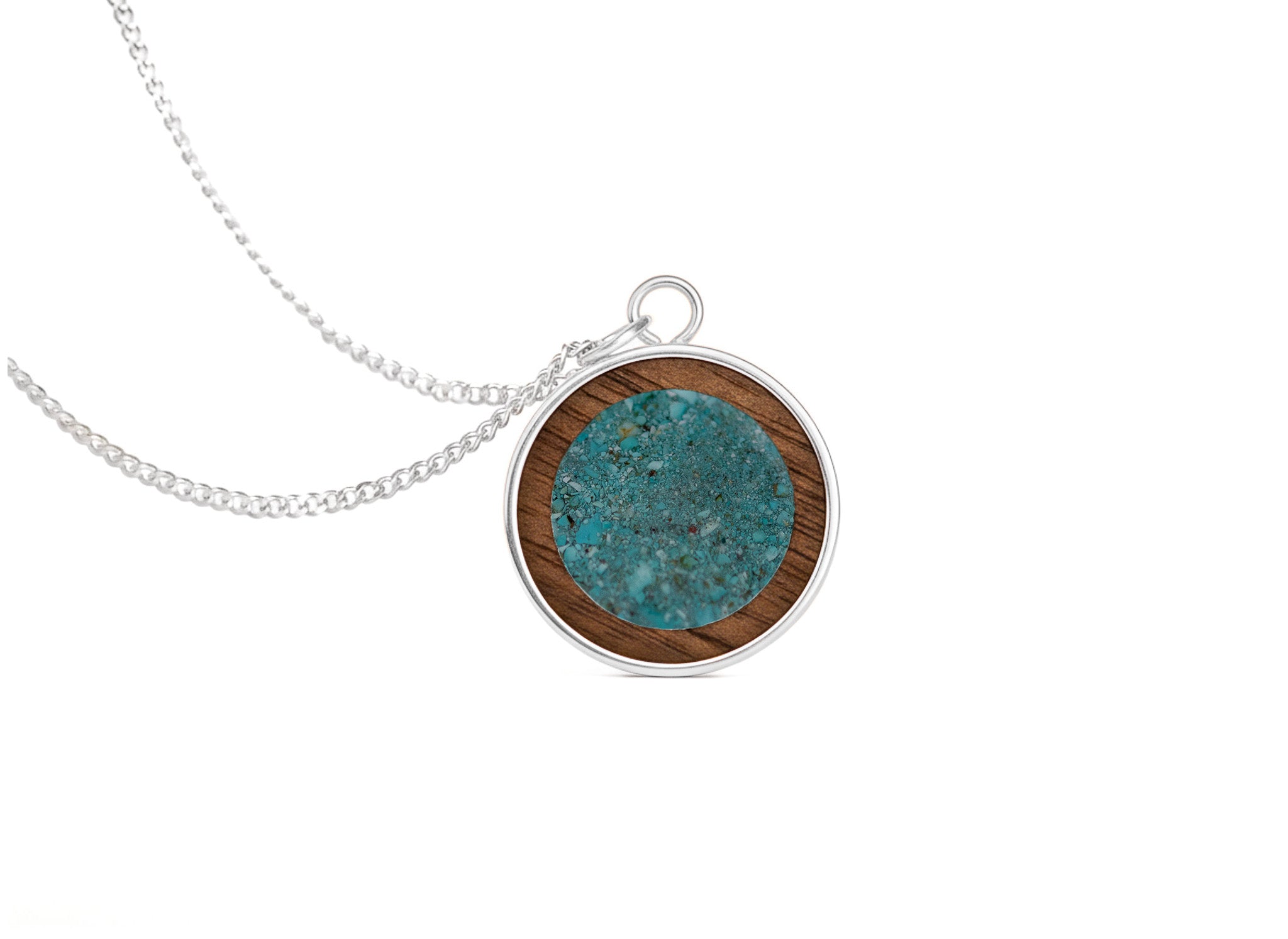 Circle Pendant Walnut