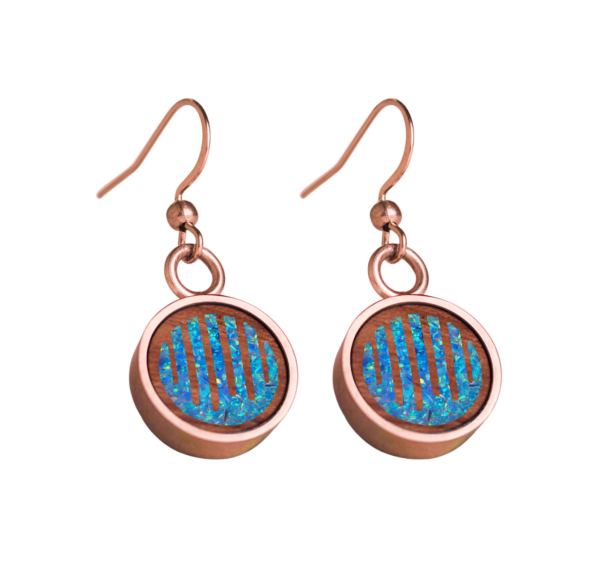 Raindrops Earrings Bubinga