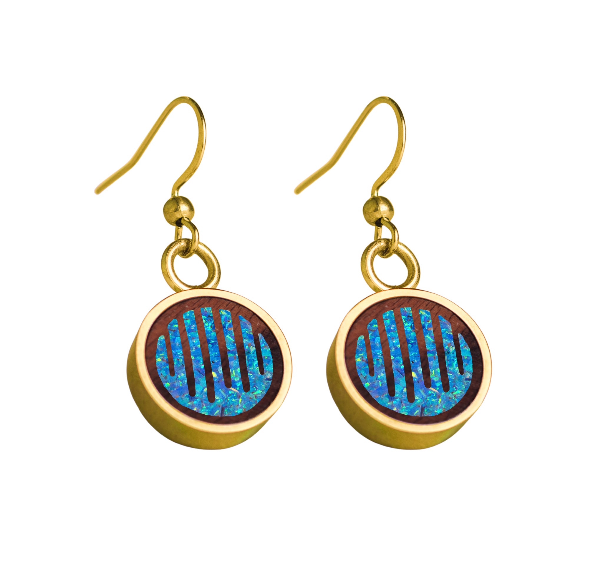 Raindrops Earrings Rosewood