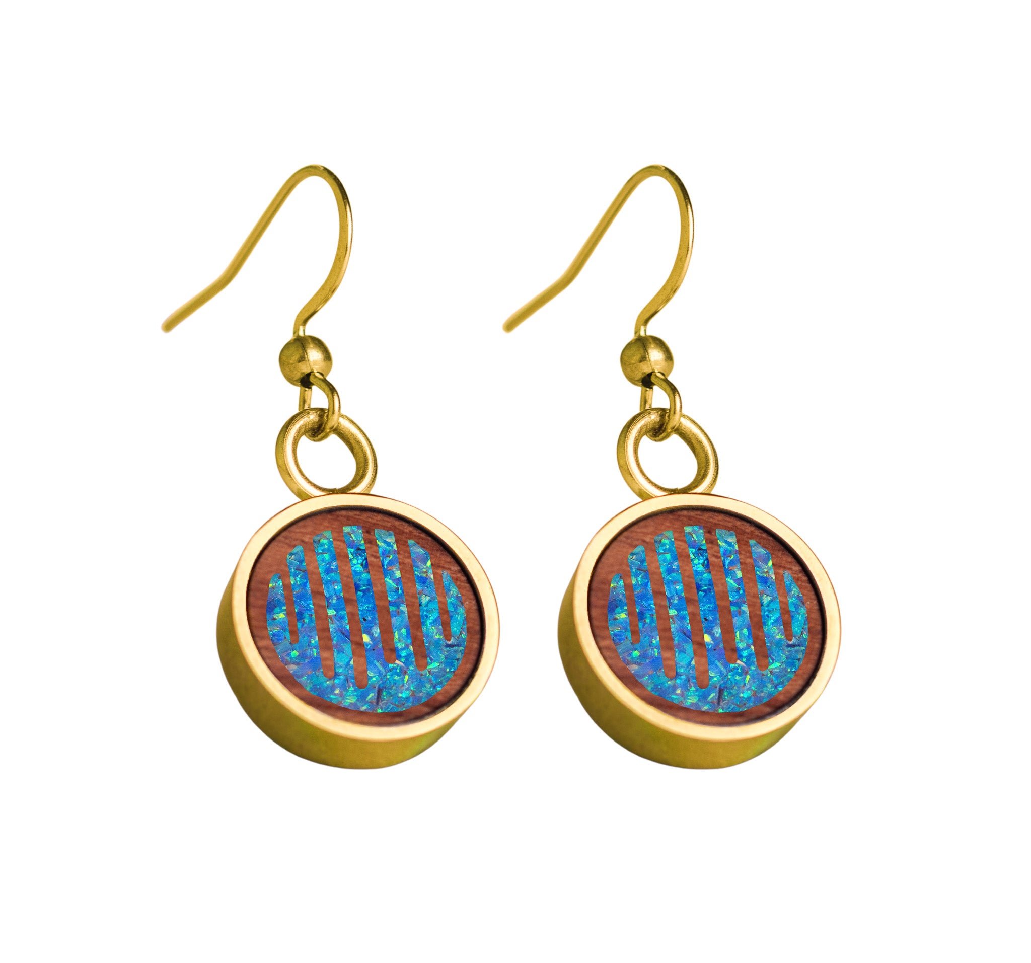 Raindrops Earrings Bubinga