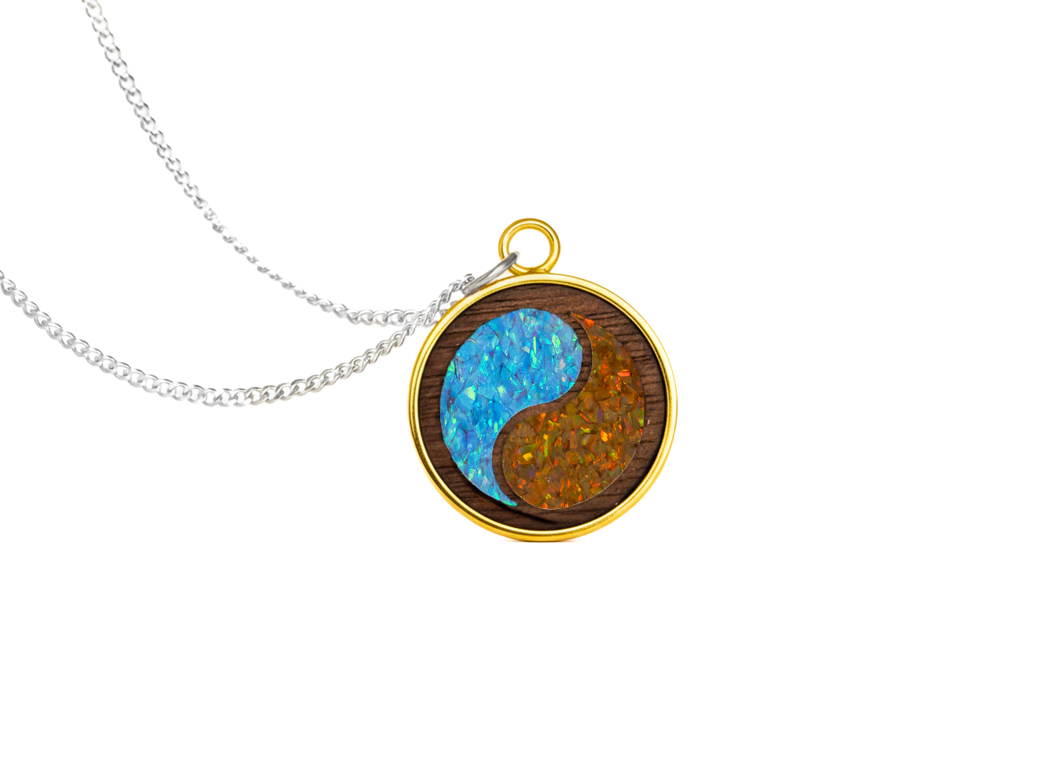 Yin-Yang Pendant Walnut