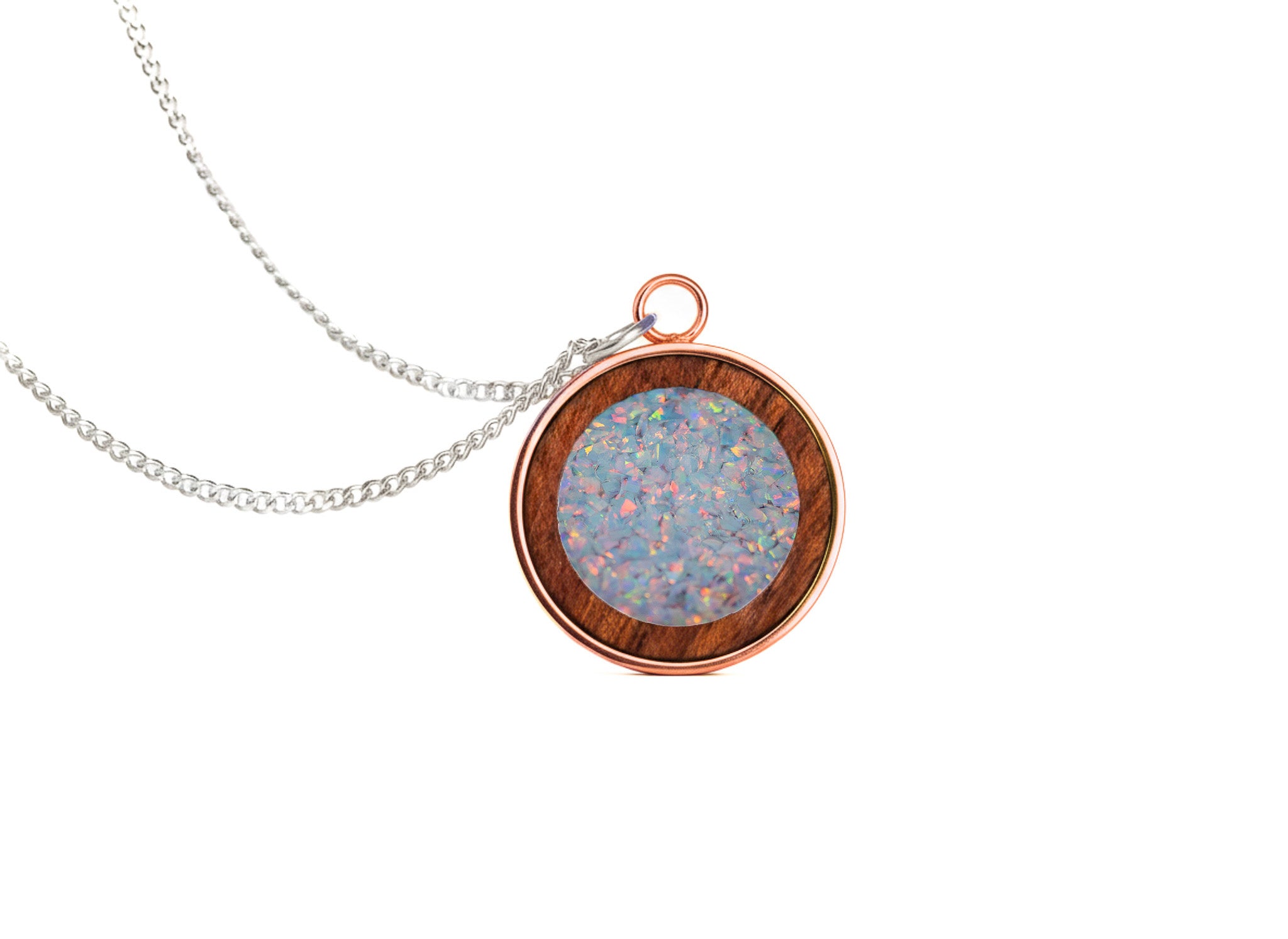 Circle Pendant Bubinga