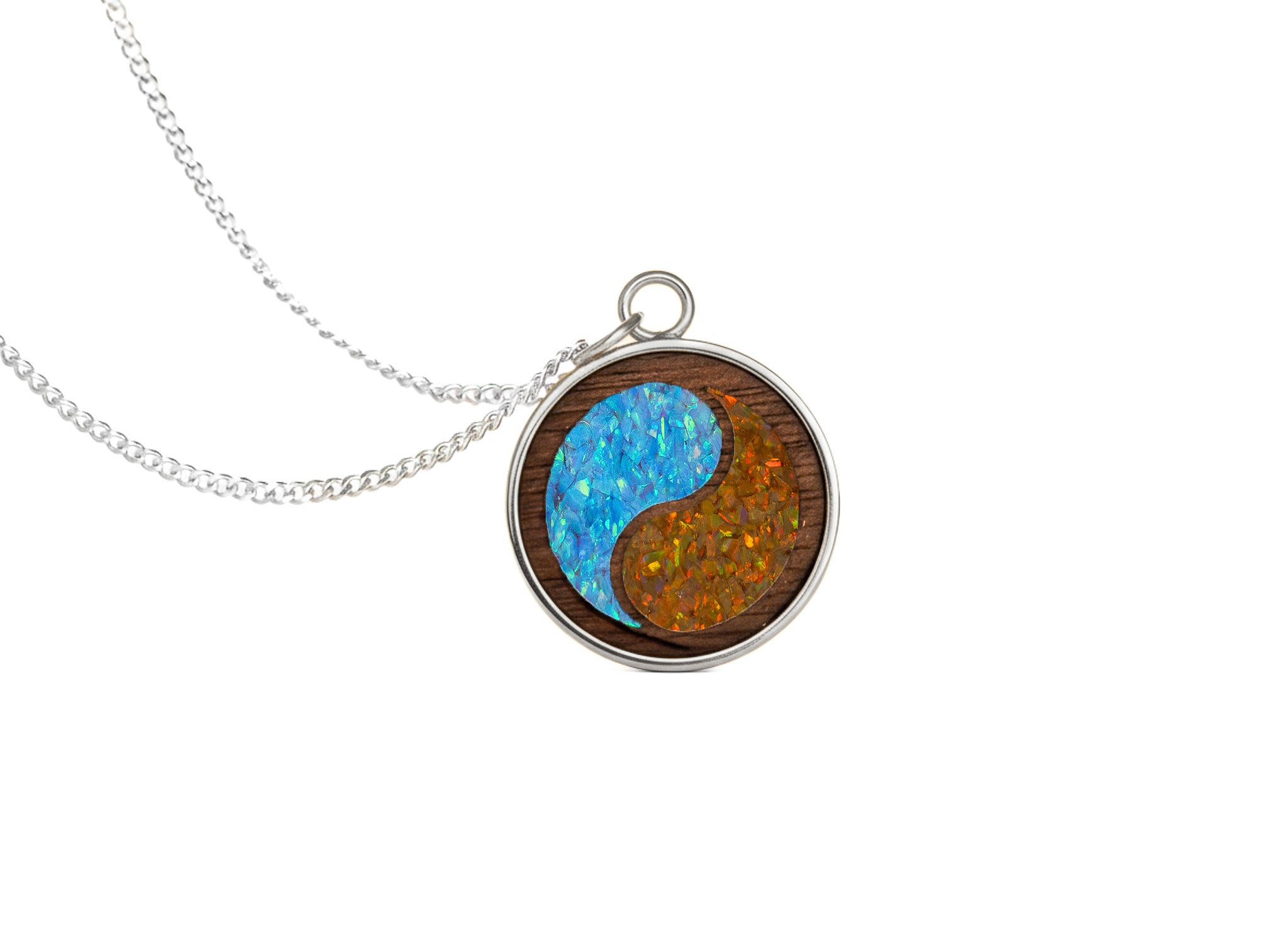 Yin-Yang Pendant Walnut