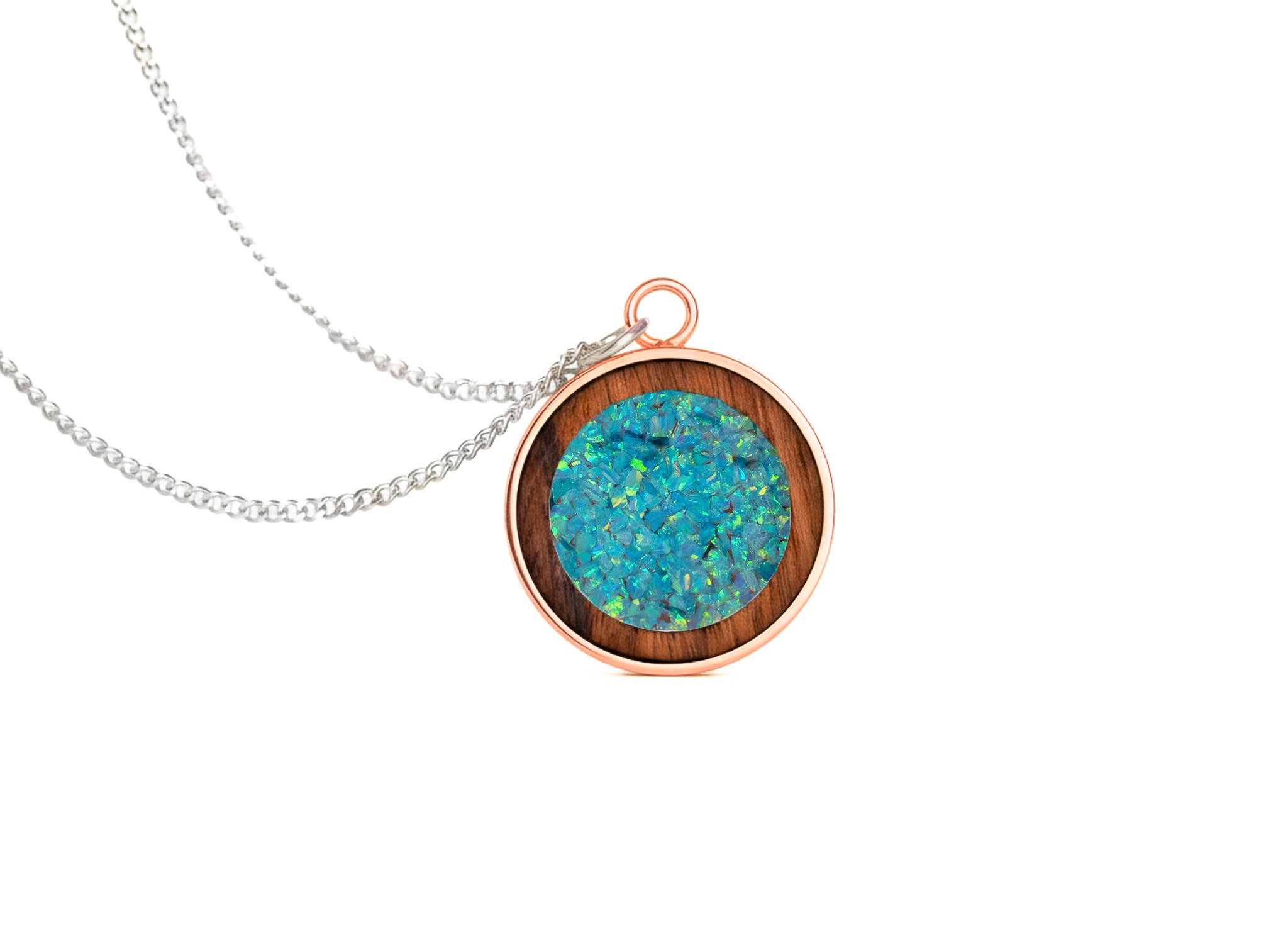 Circle Pendant Rosewood