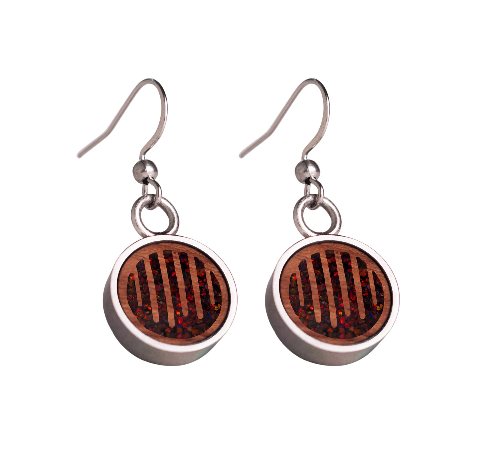Raindrops Earrings Bubinga