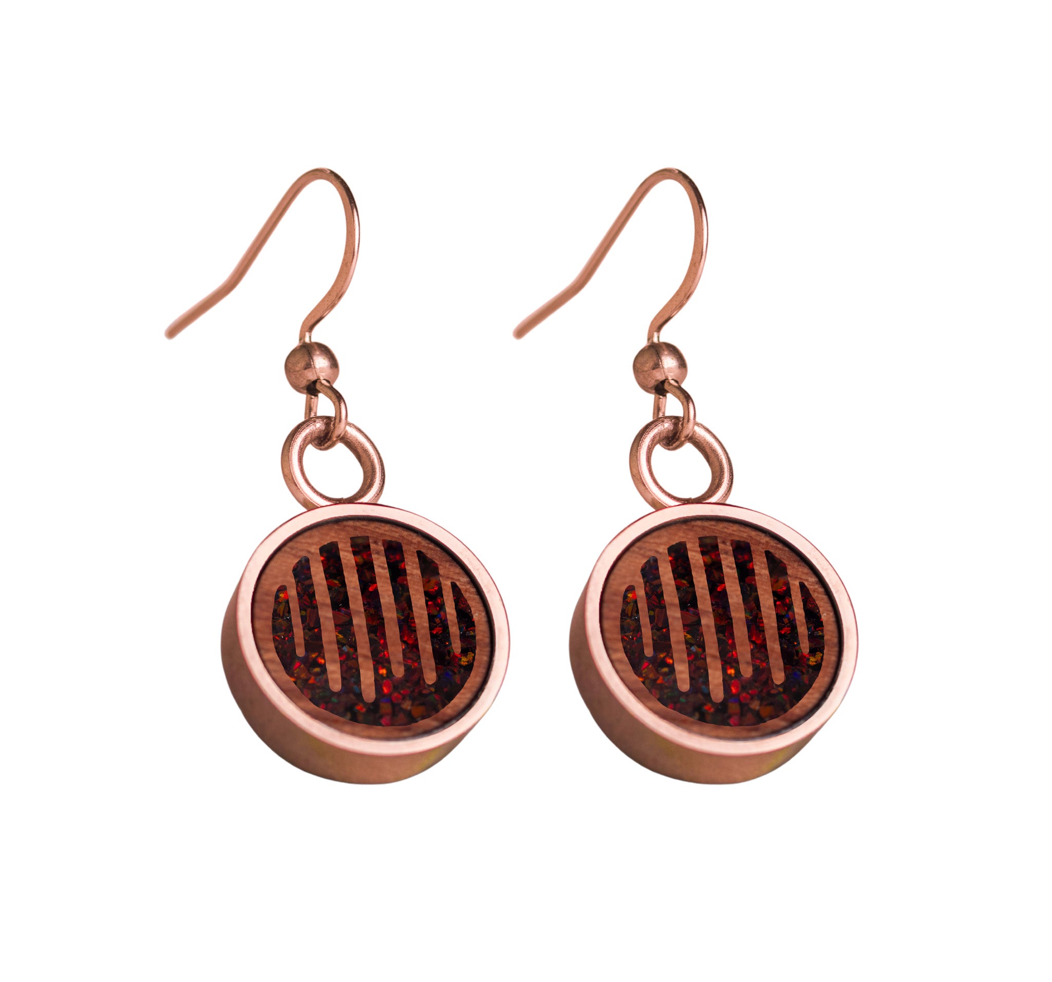 Raindrops Earrings Bubinga
