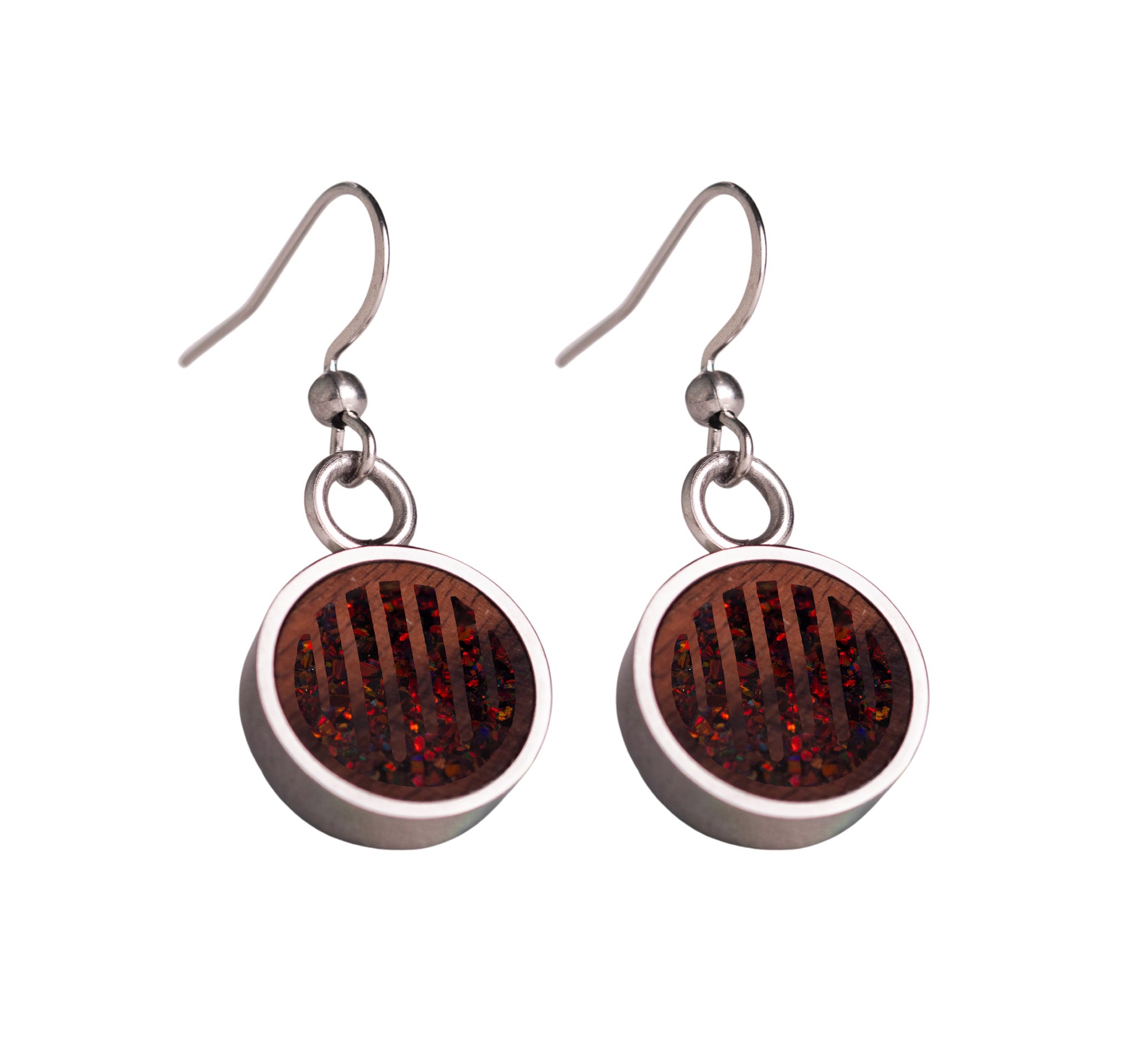 Raindrops Earrings Rosewood