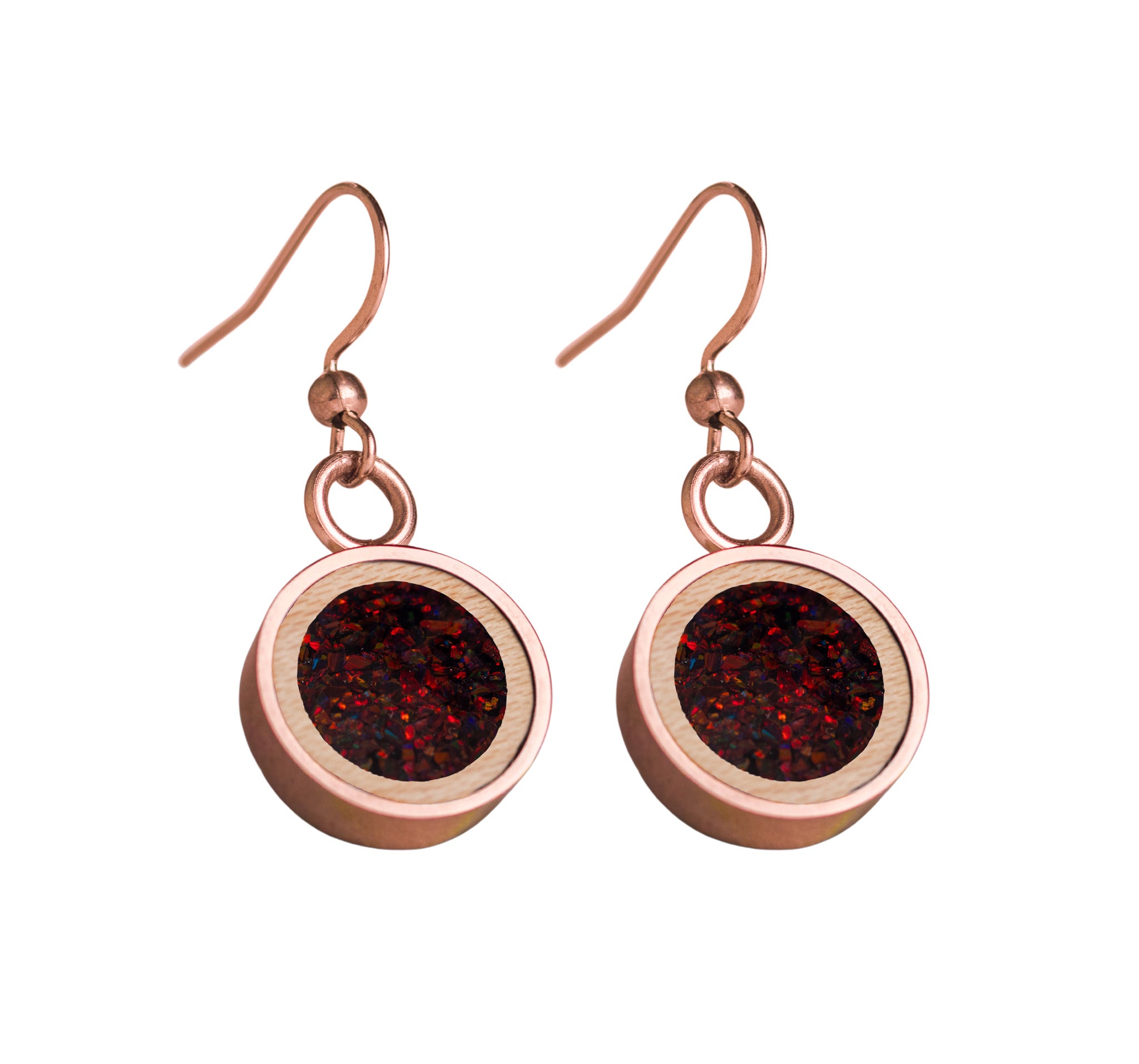 Circle Earrings Maple