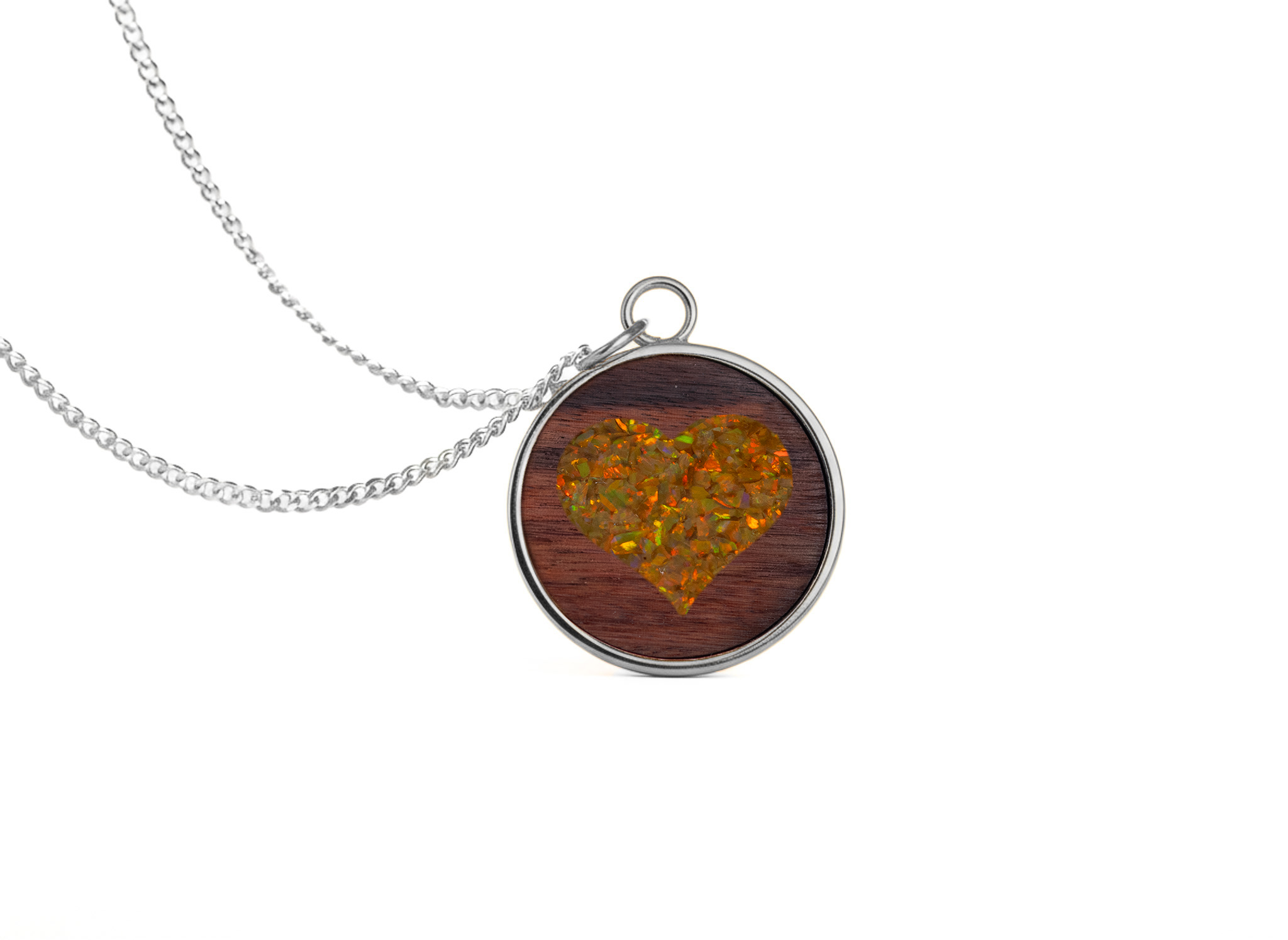 Heart Pendant Rosewood