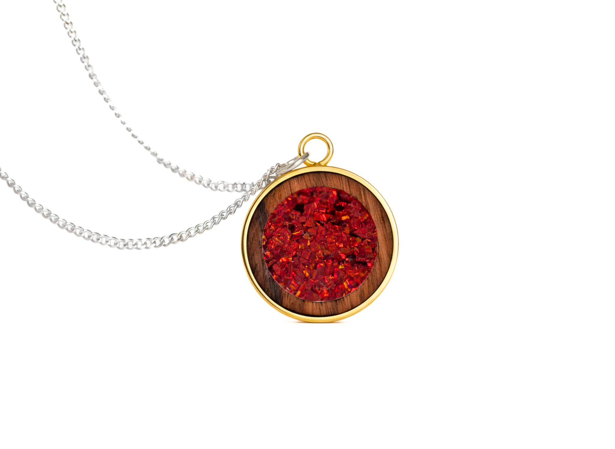 Circle Pendant Rosewood