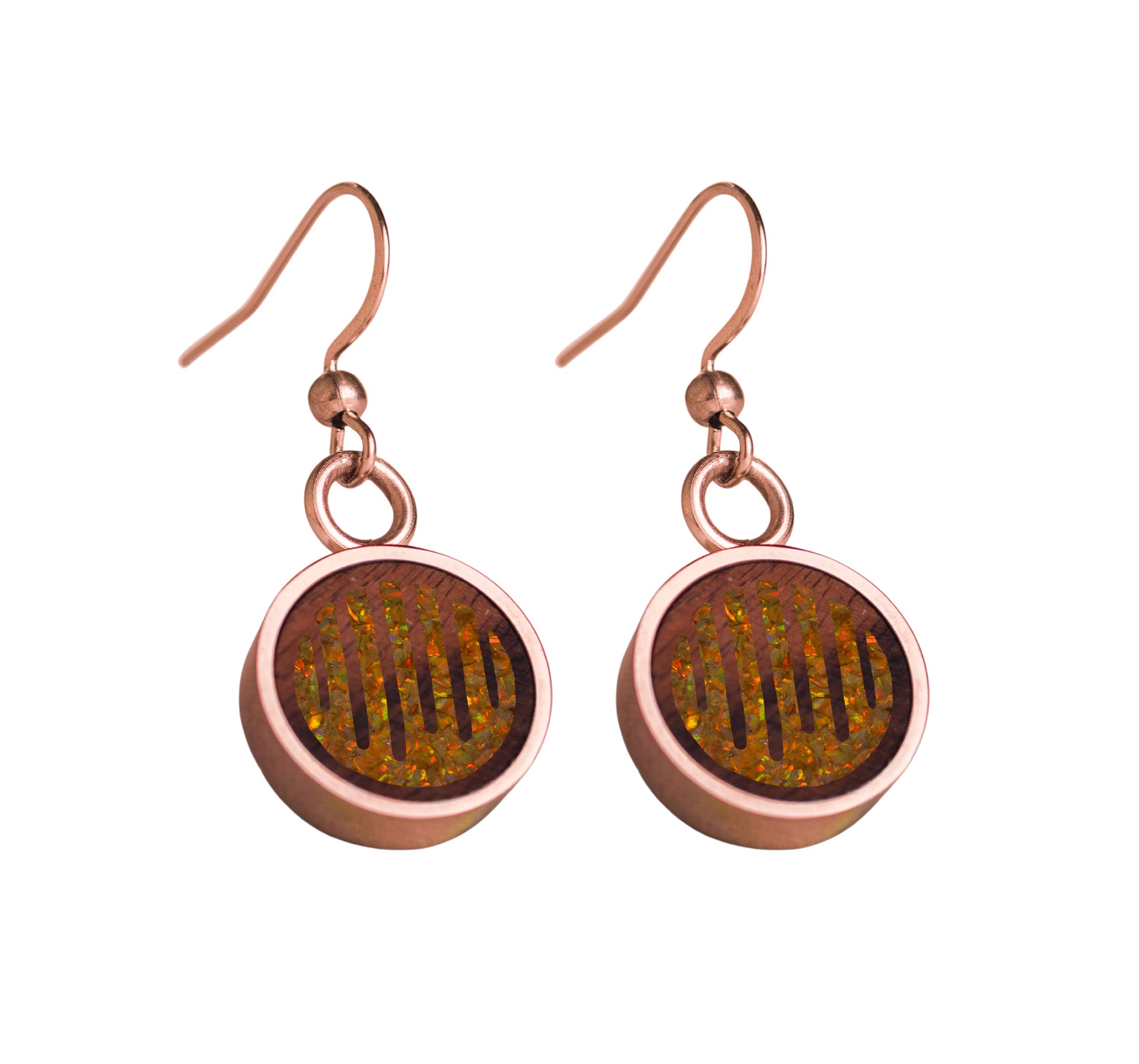 Raindrops Earrings Rosewood