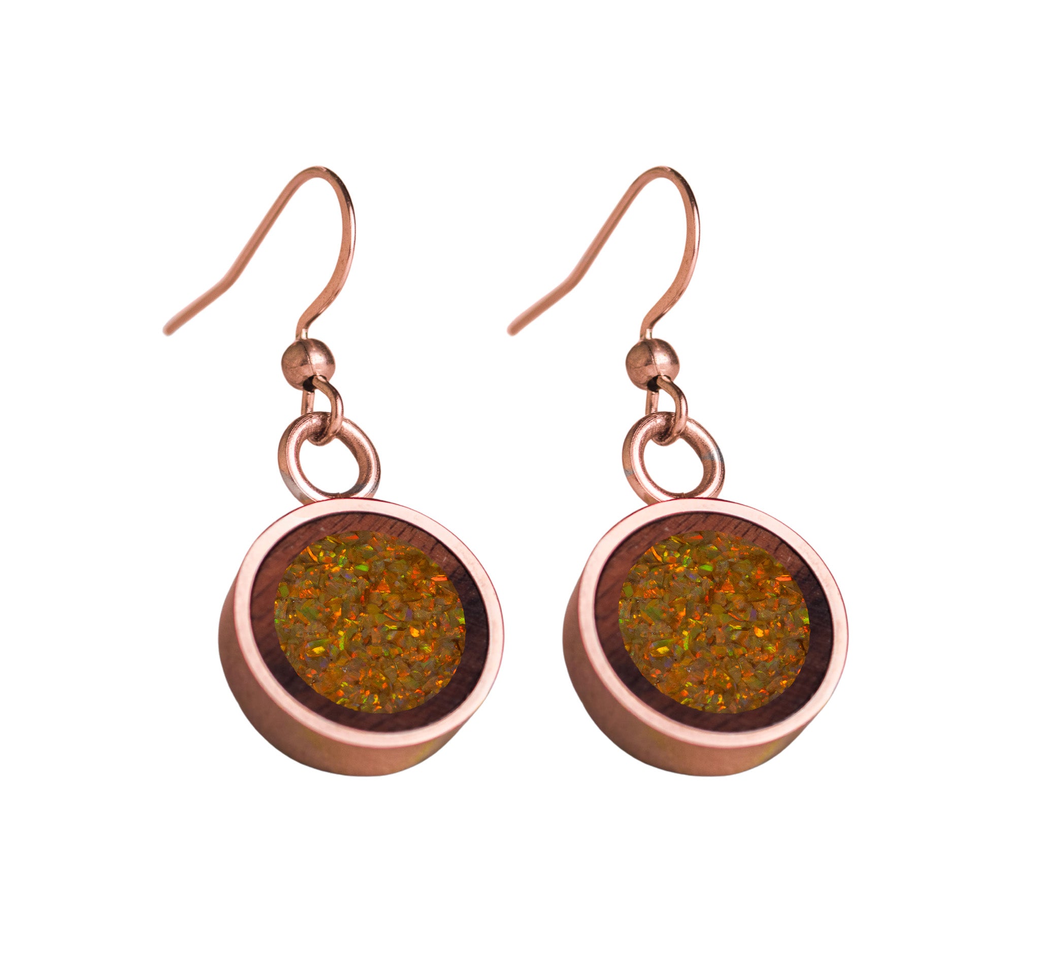 Circle Earrings Rosewood
