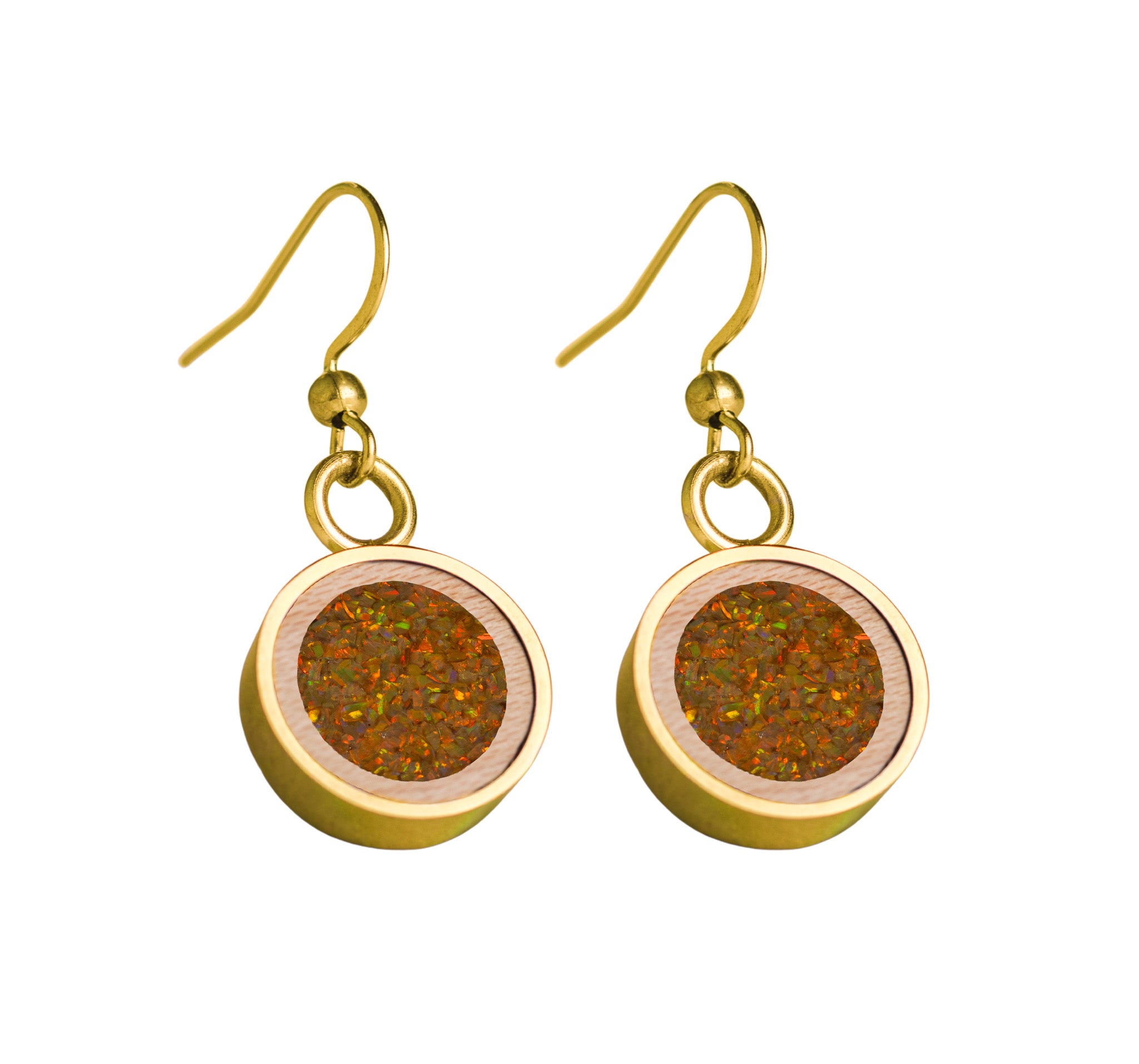 Circle Earrings Maple