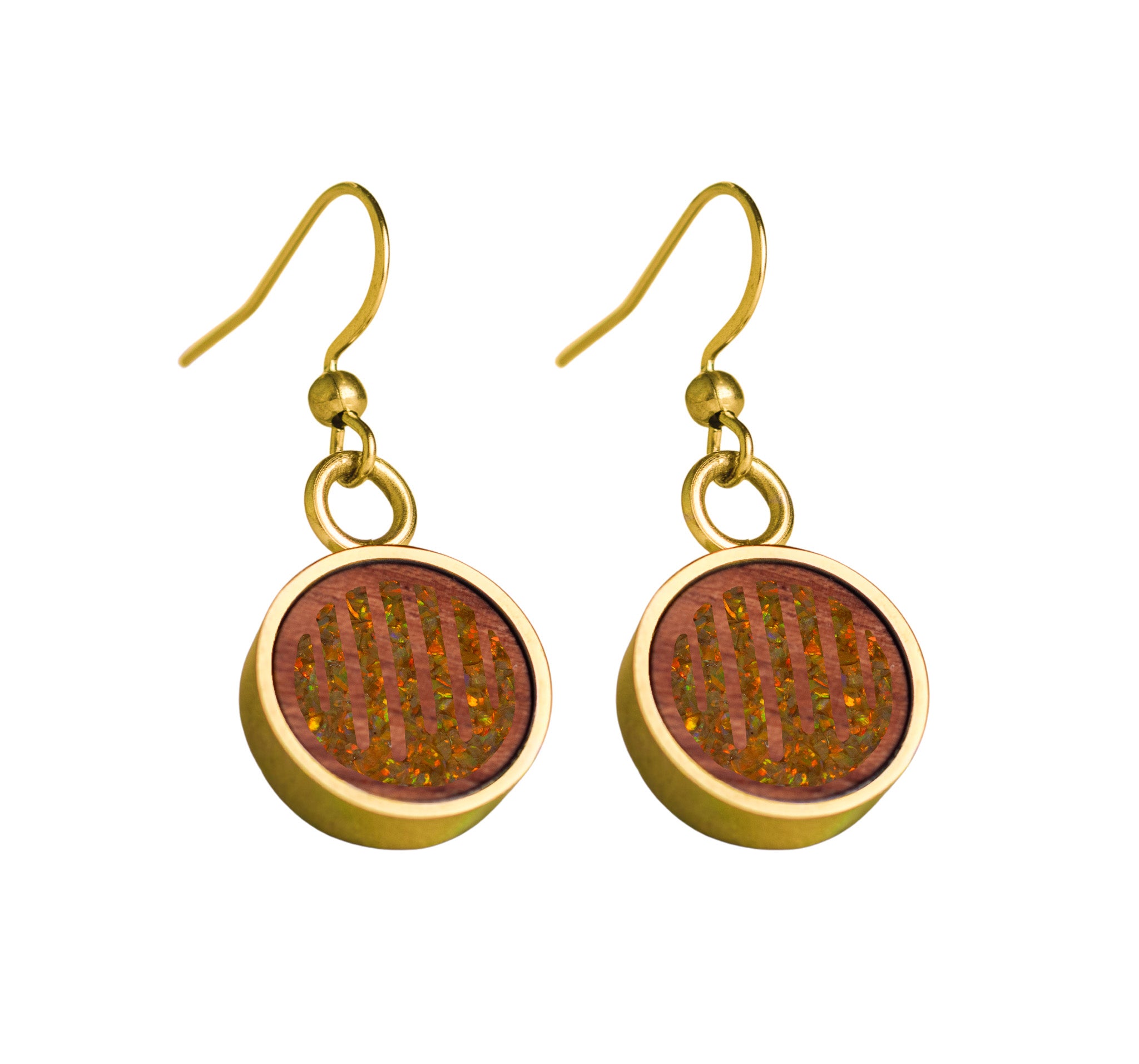 Raindrops Earrings Bubinga