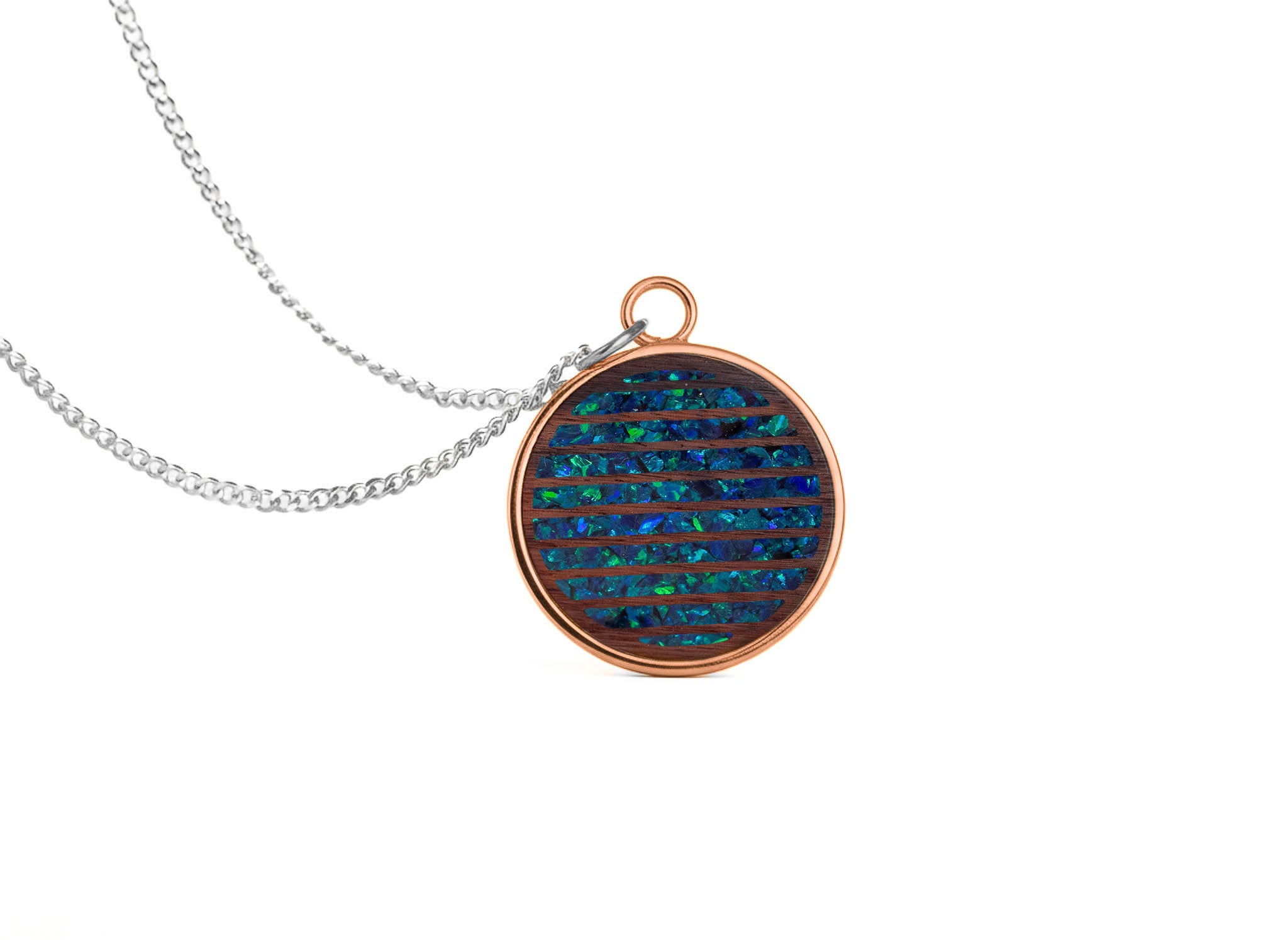 Grid Pendant Rosewood