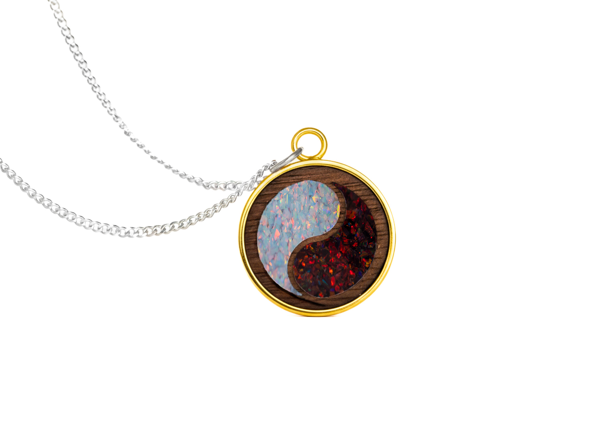 Yin-Yang Pendant Walnut