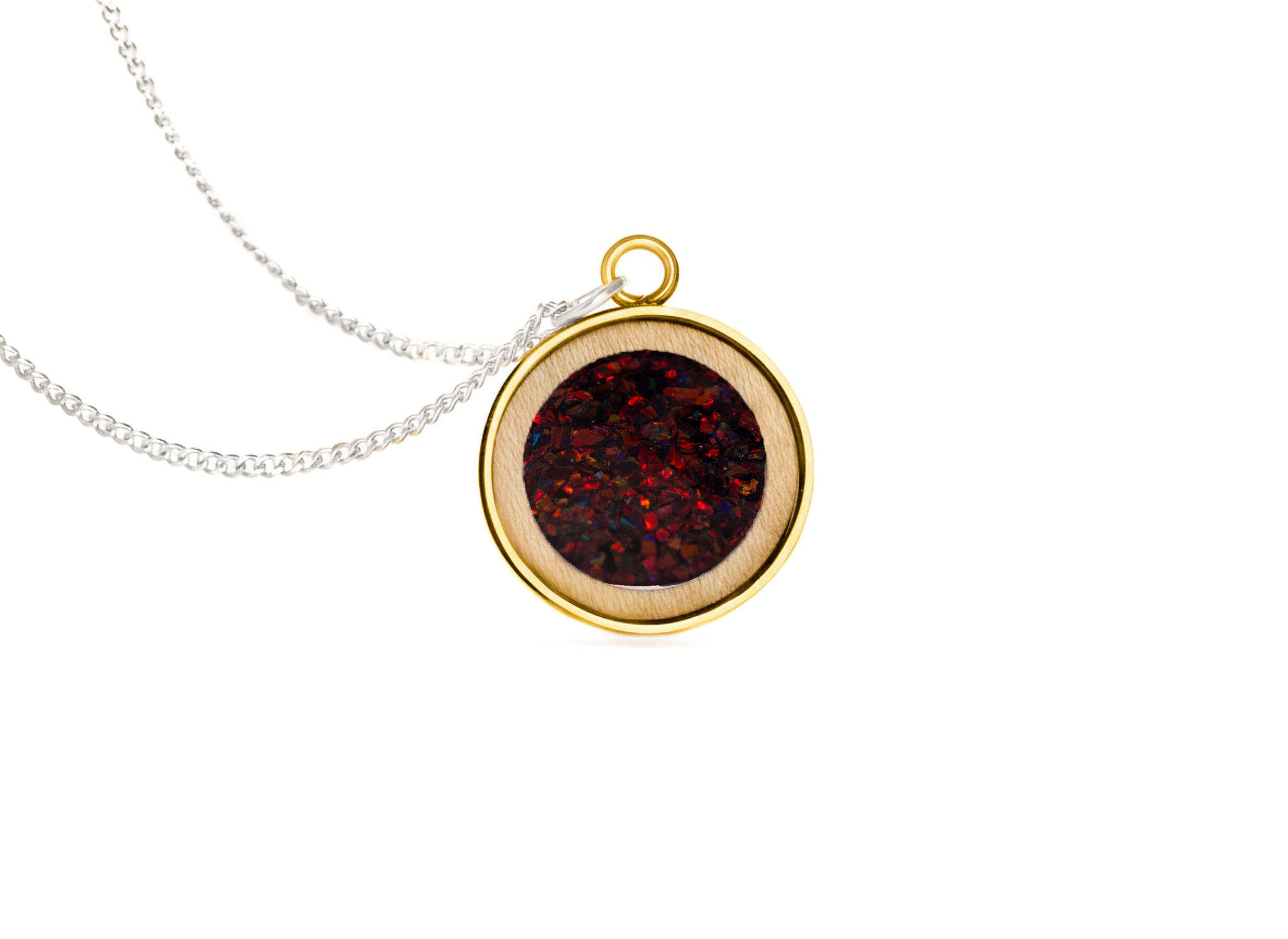 Circle Pendant Maple