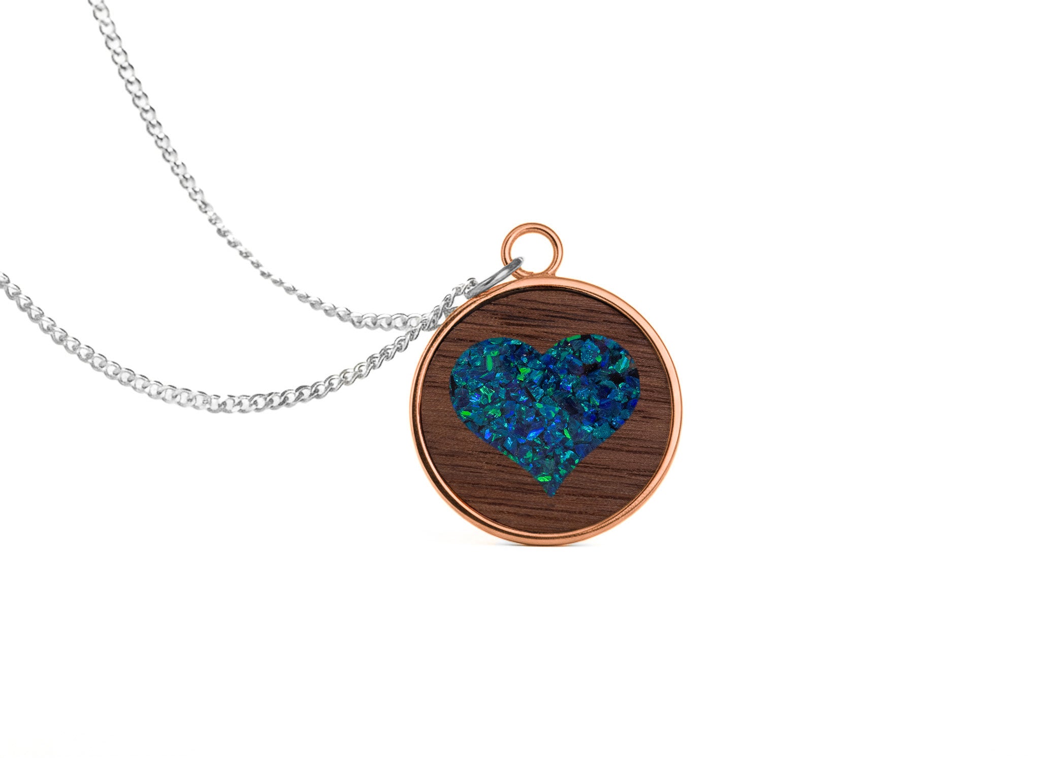 Heart Pendant Walnut