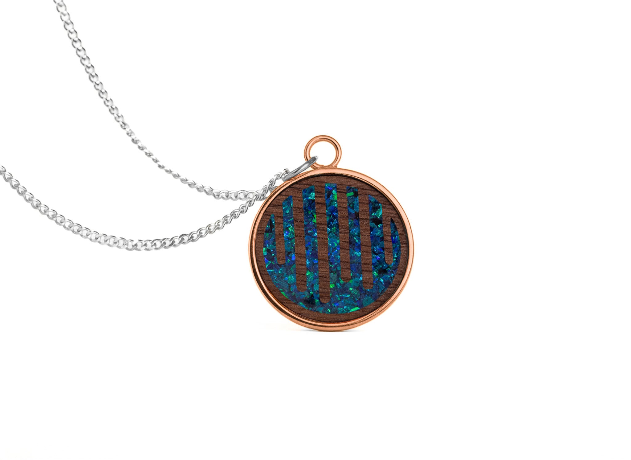 Raindrop Pendant Walnut