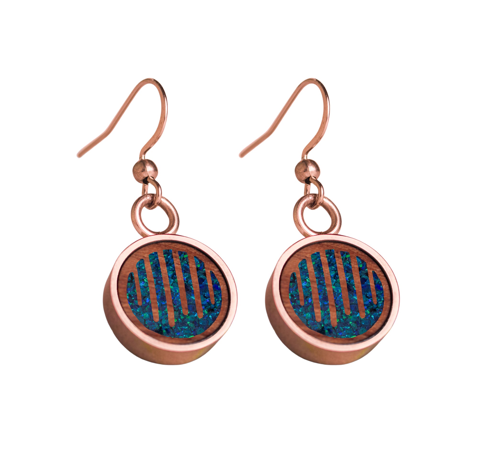 Raindrops Earrings Bubinga