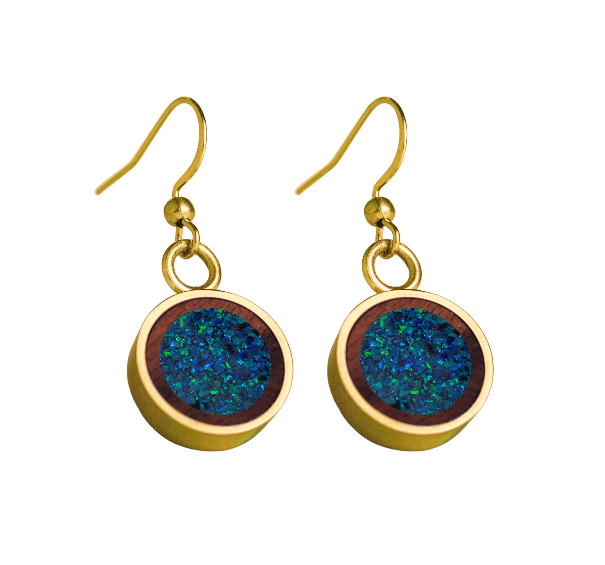 Circle Earrings Rosewood