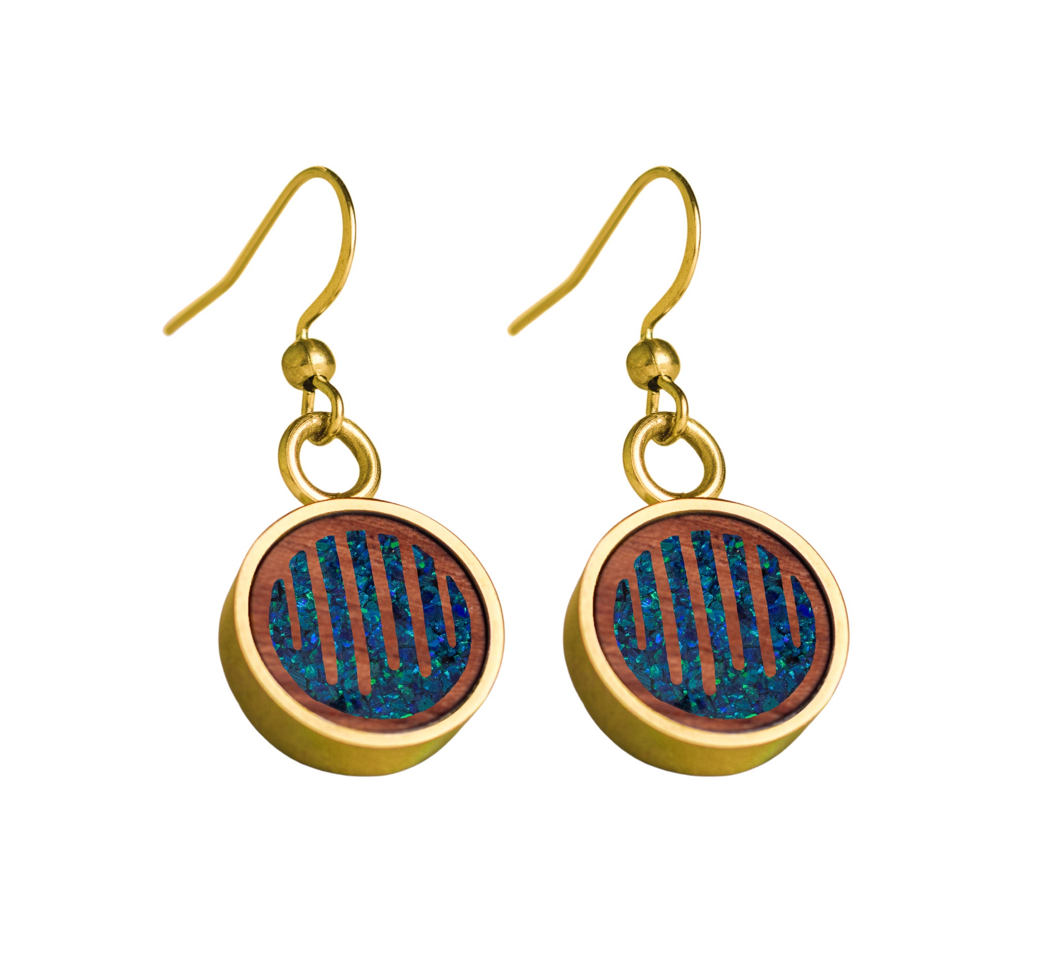 Raindrops Earrings Bubinga