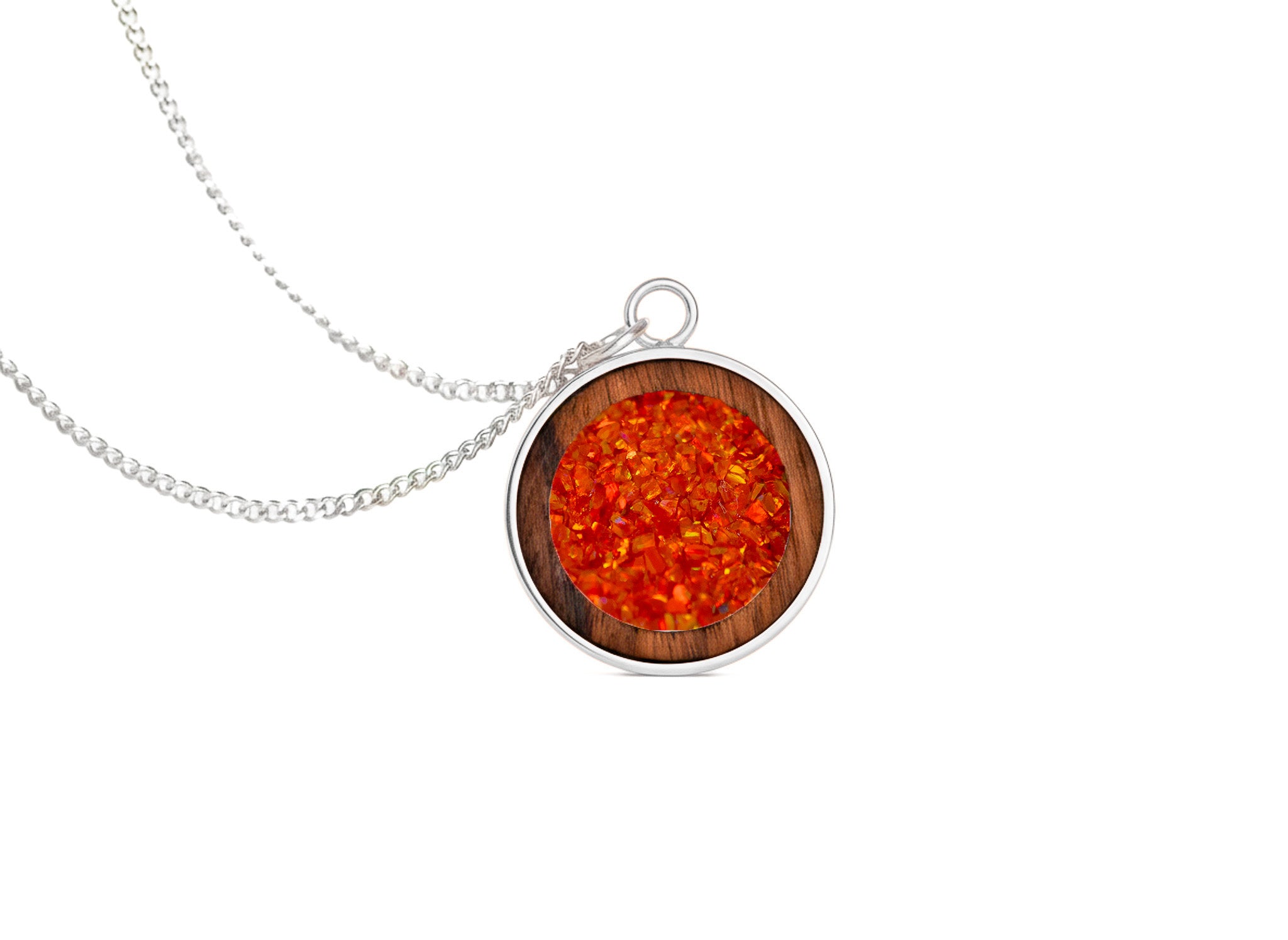 Circle Pendant Rosewood