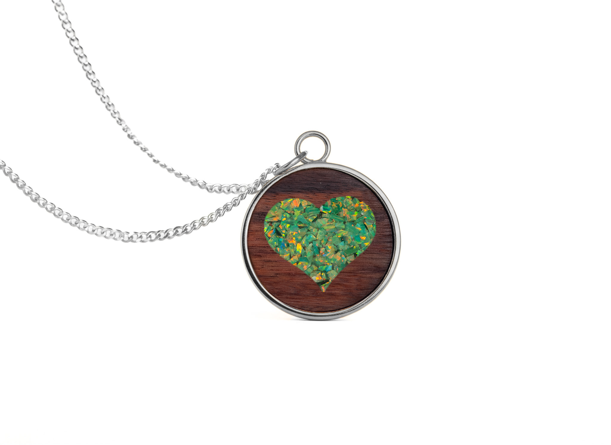 Heart Pendant Rosewood