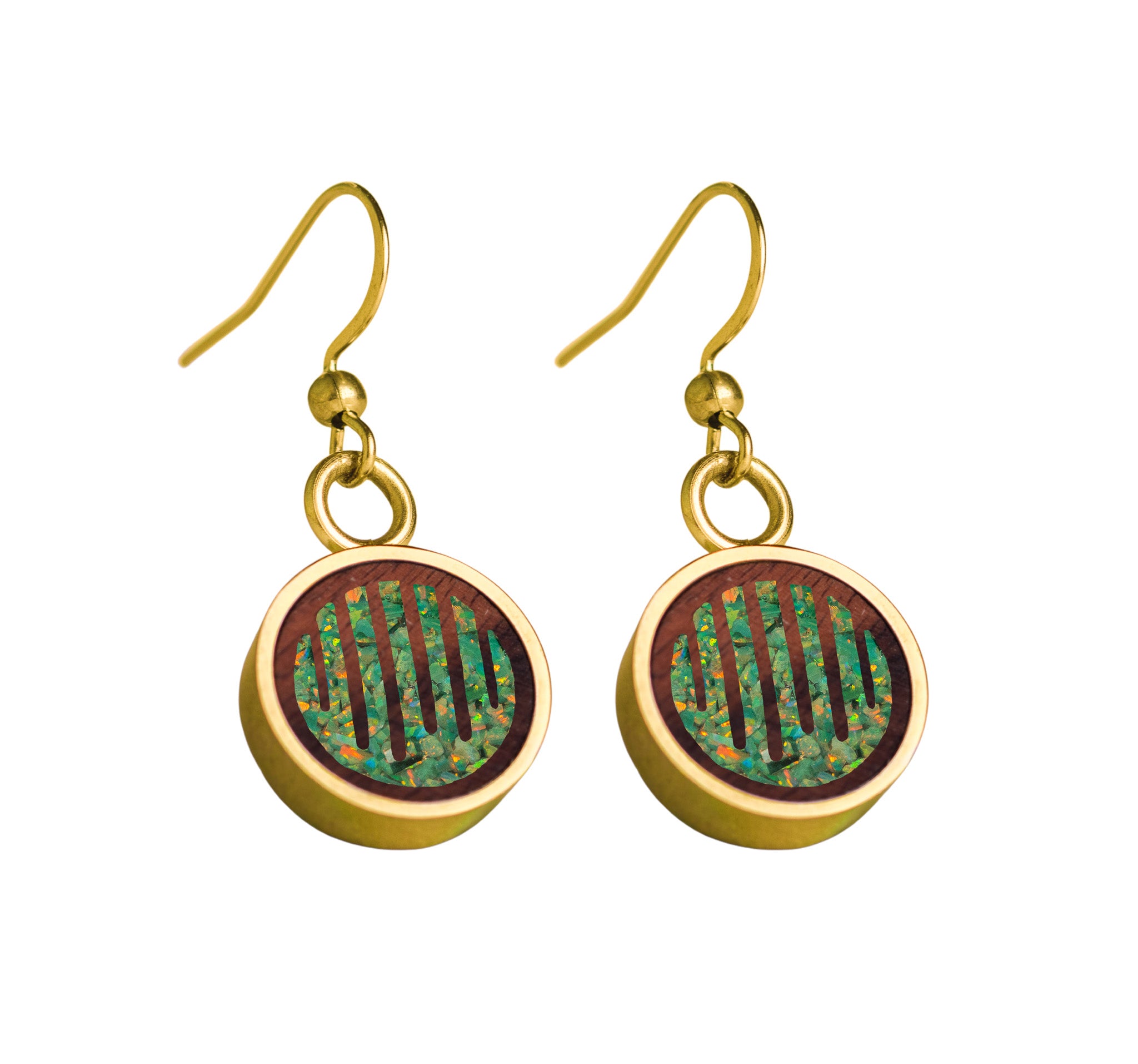 Raindrops Earrings Rosewood