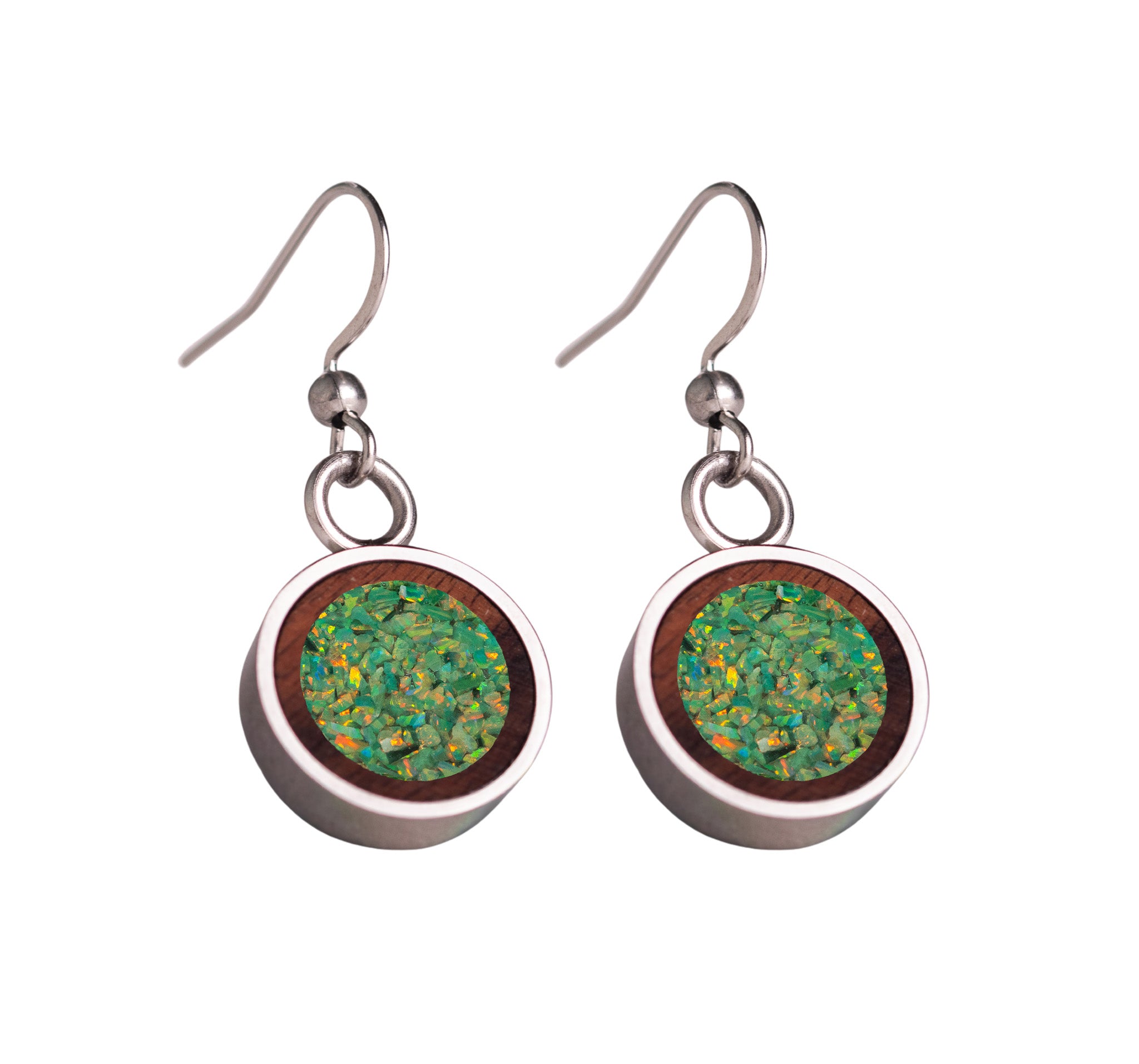 Circle Earrings Rosewood