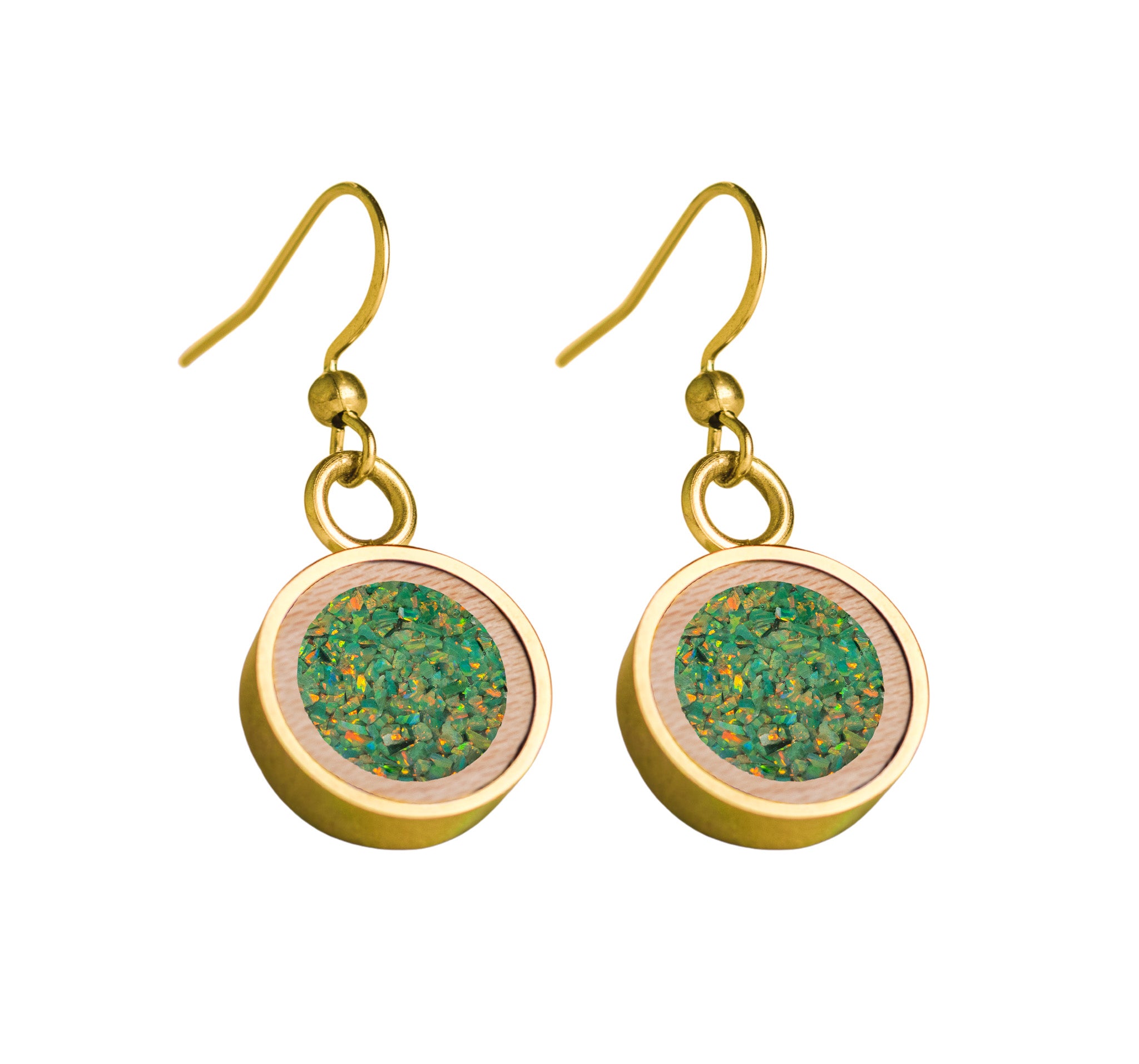 Circle Earrings Maple