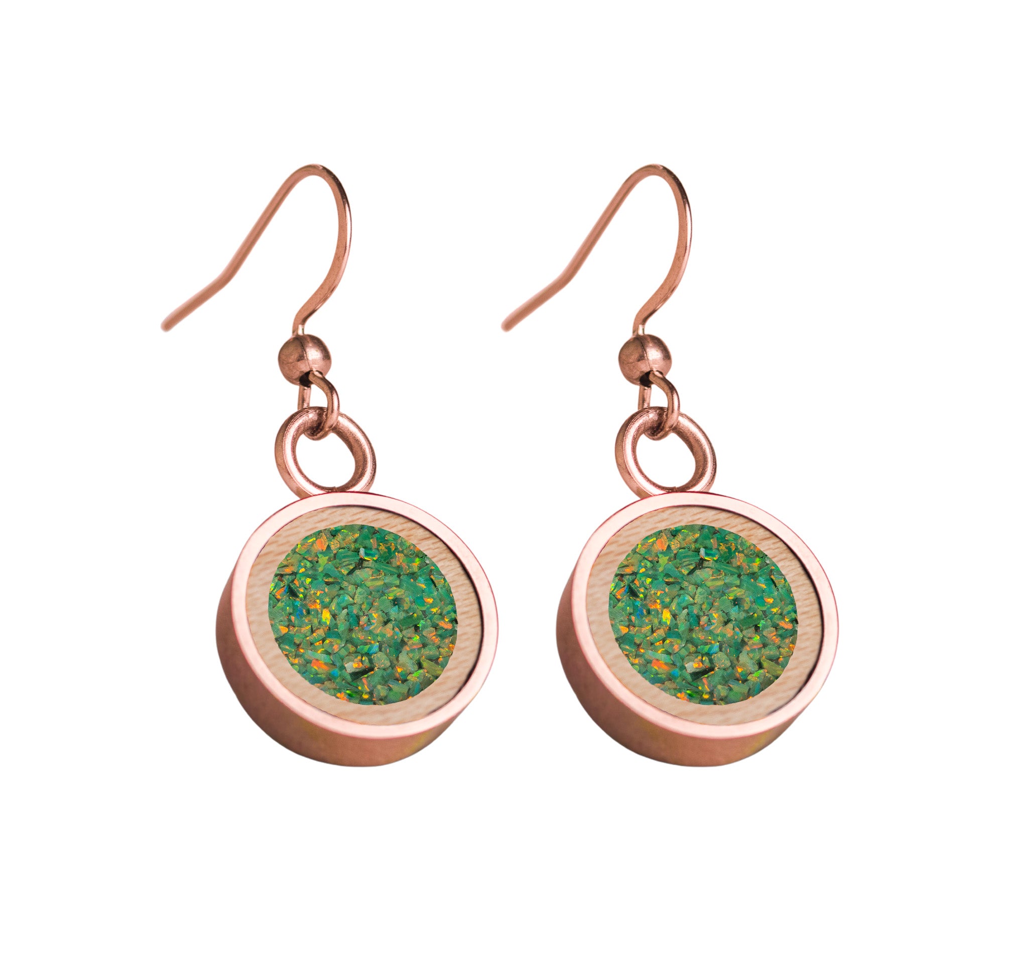 Circle Earrings Maple