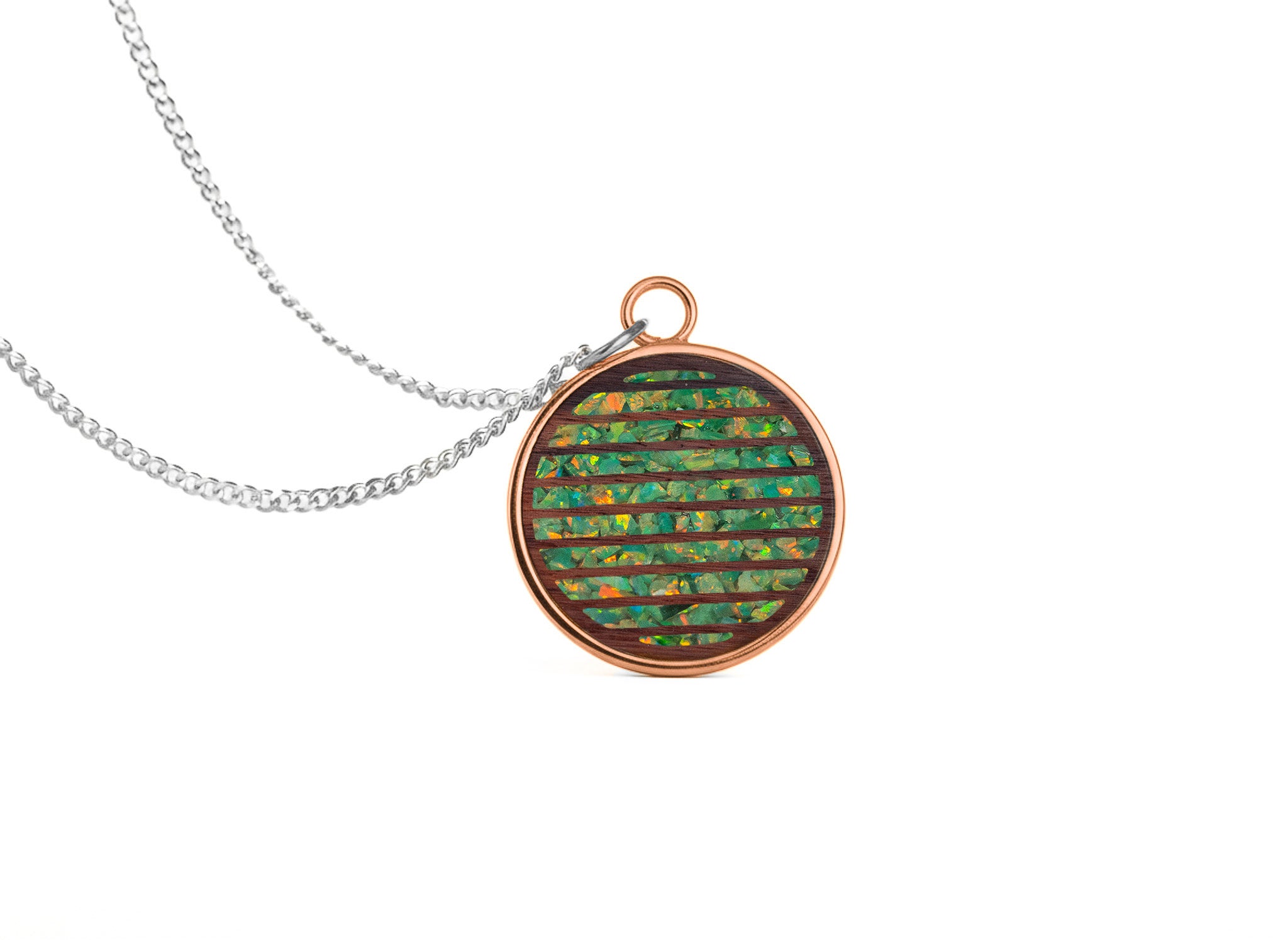 Grid Pendant Rosewood