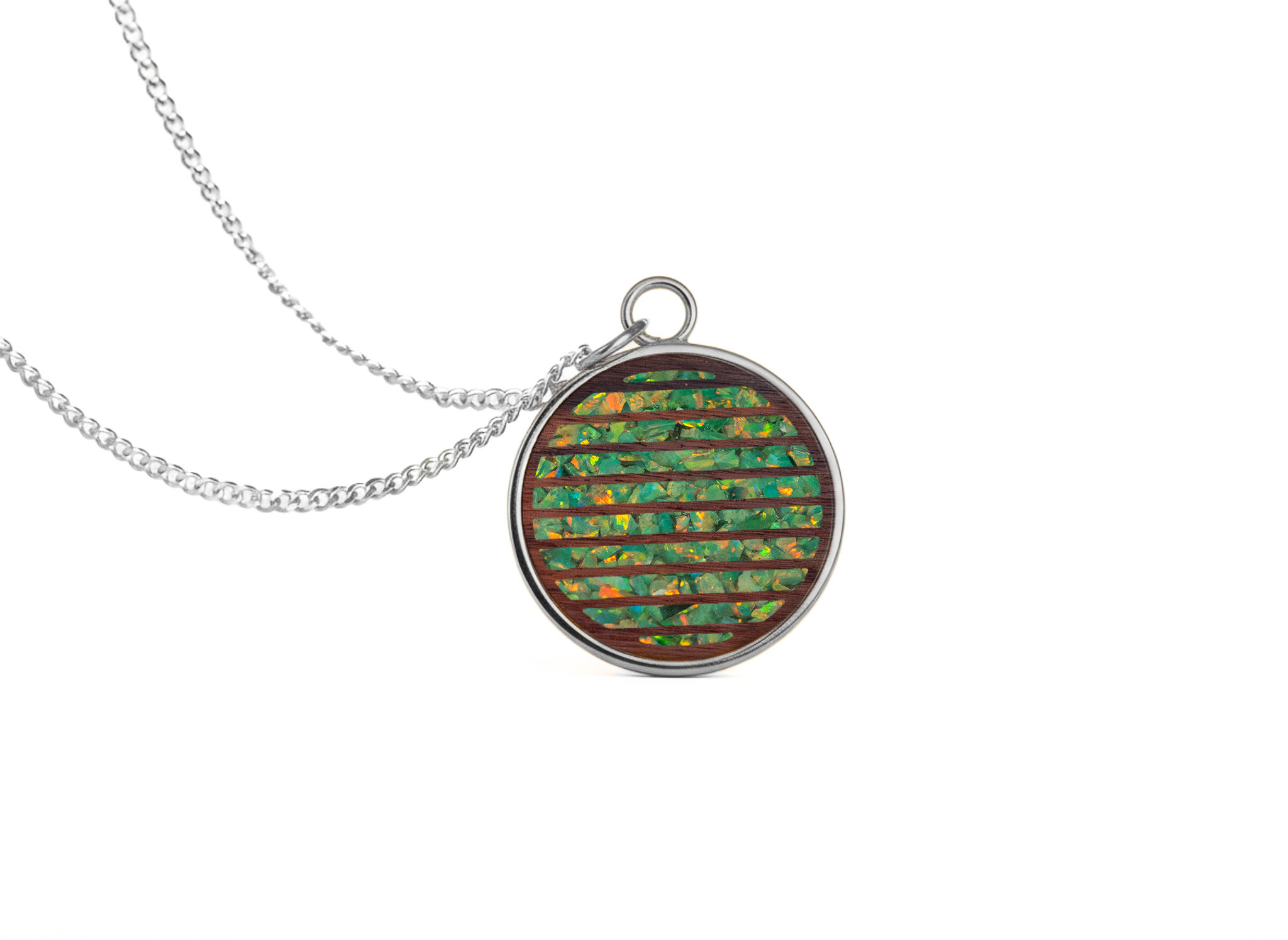 Grid Pendant Rosewood