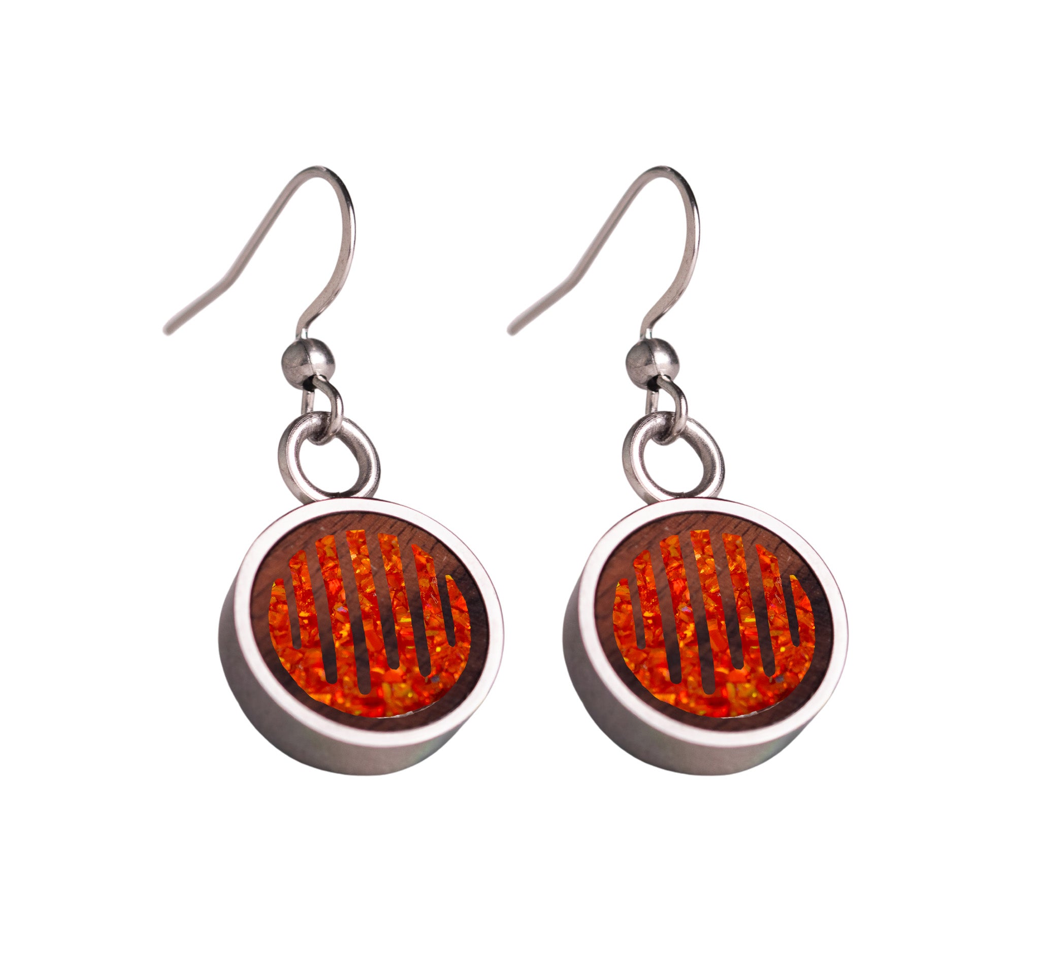 Raindrops Earrings Rosewood