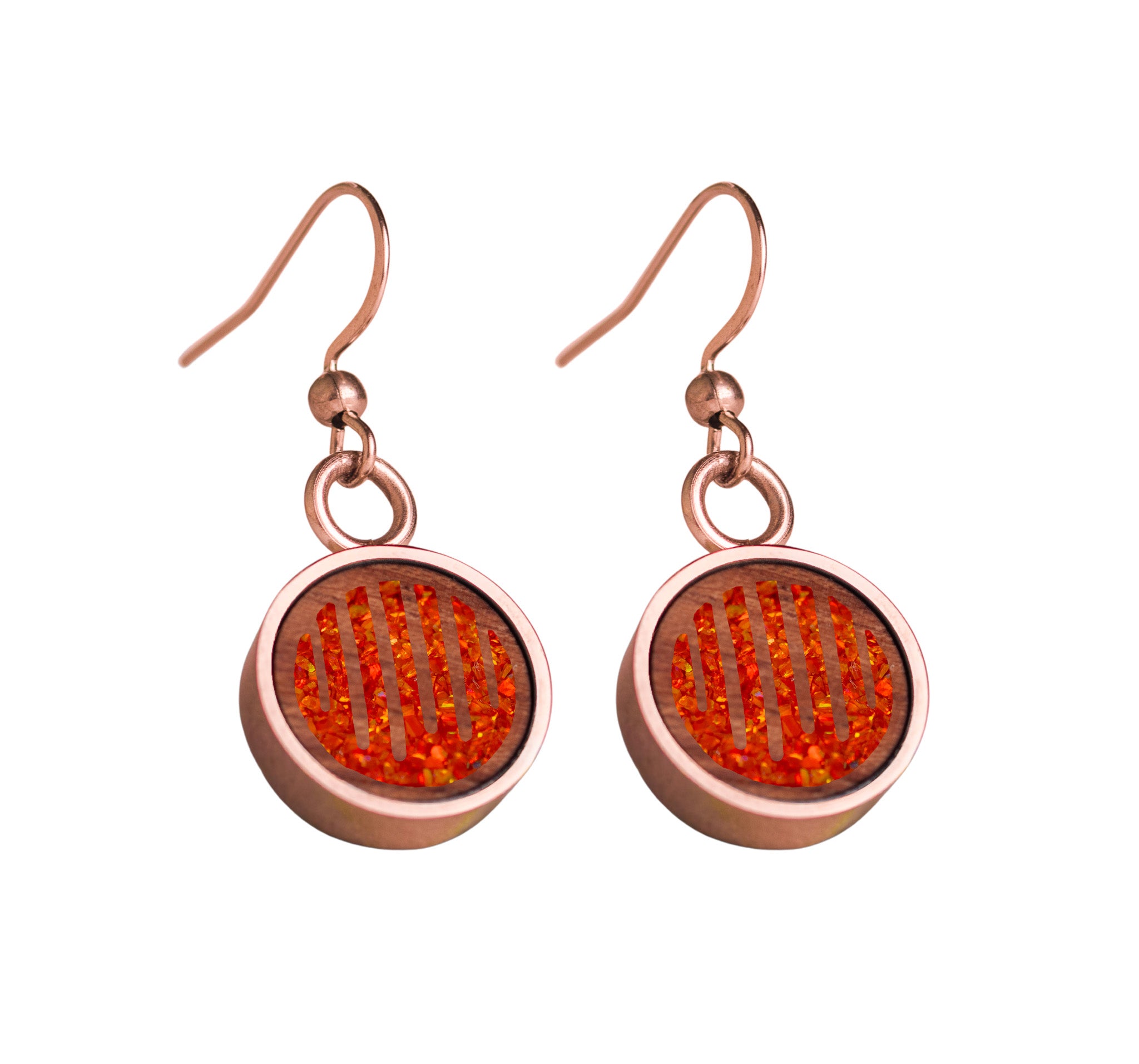 Raindrops Earrings Bubinga