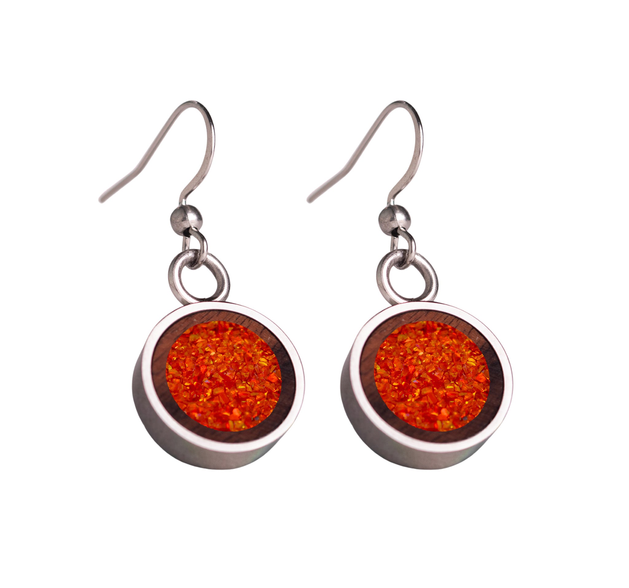 Circle Earrings Rosewood