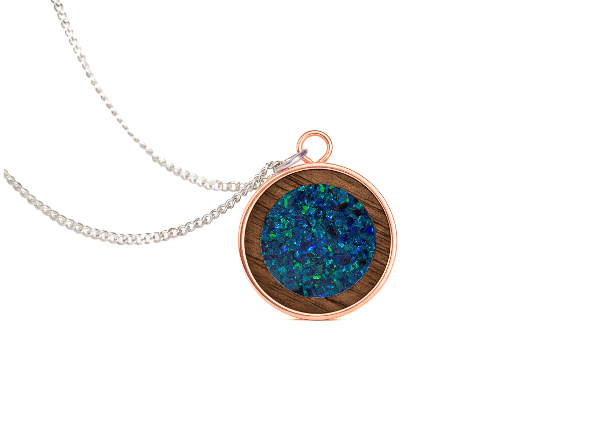 Circle Pendant Walnut