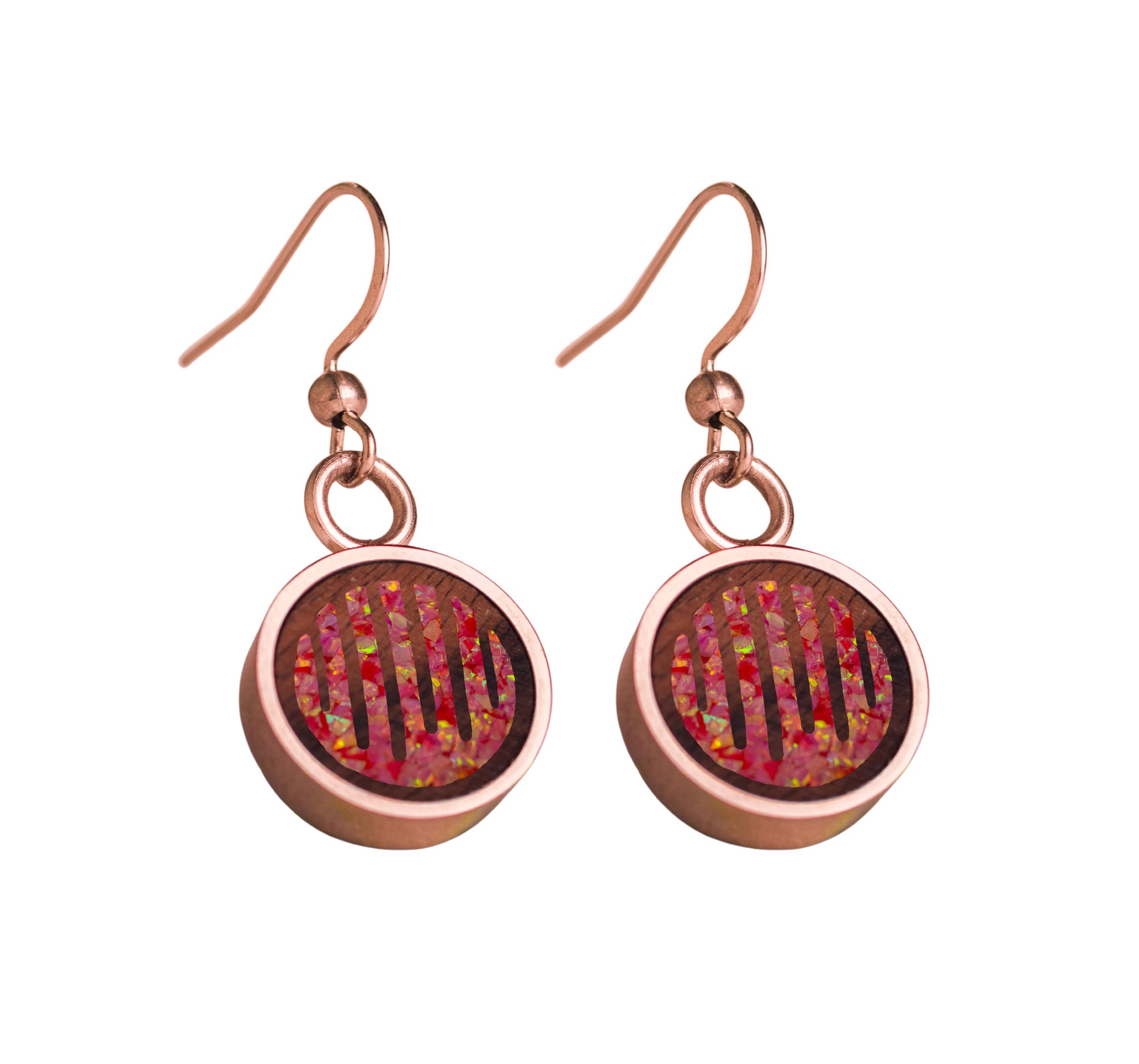 Raindrops Earrings Rosewood