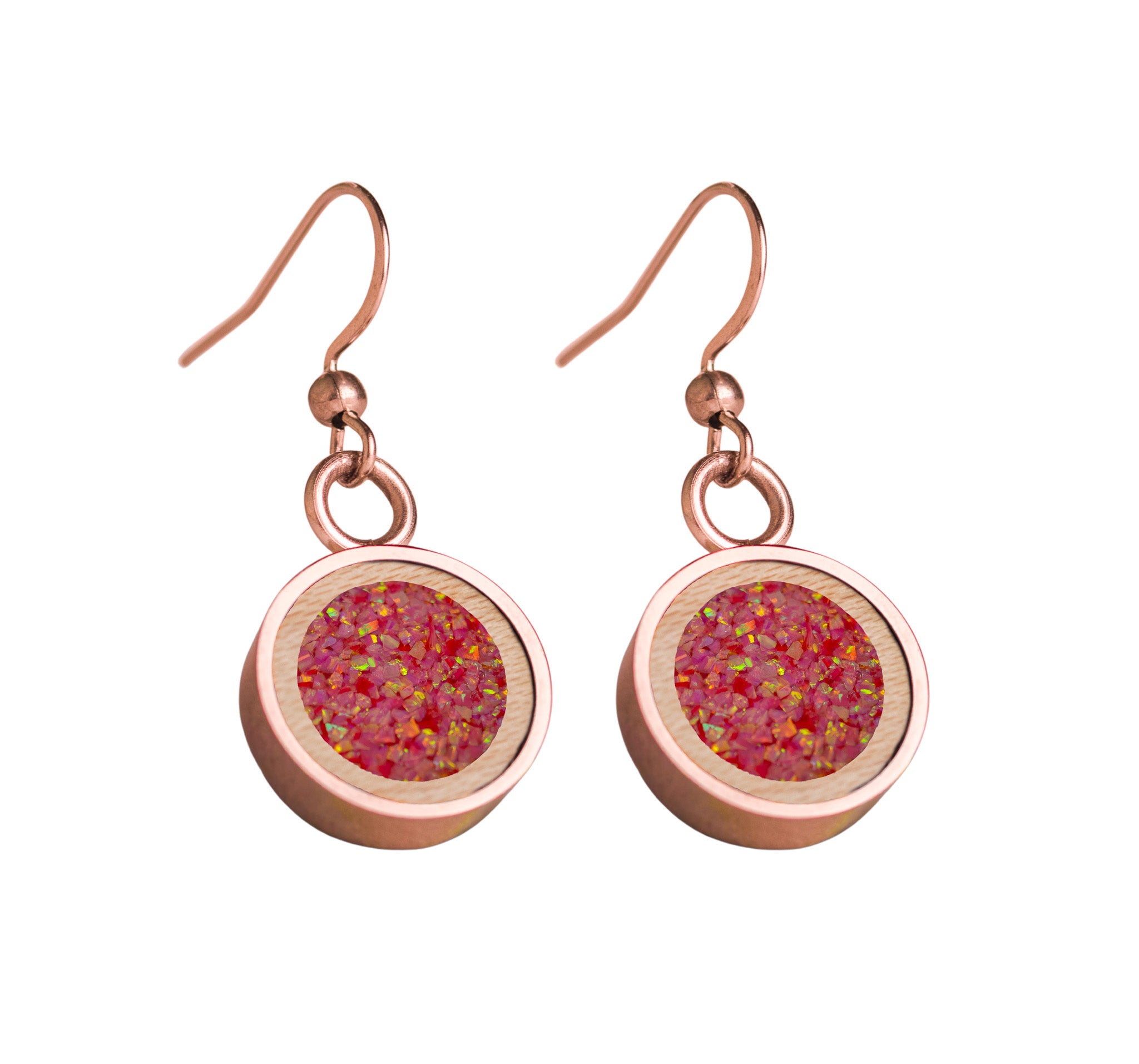 Circle Earrings Maple