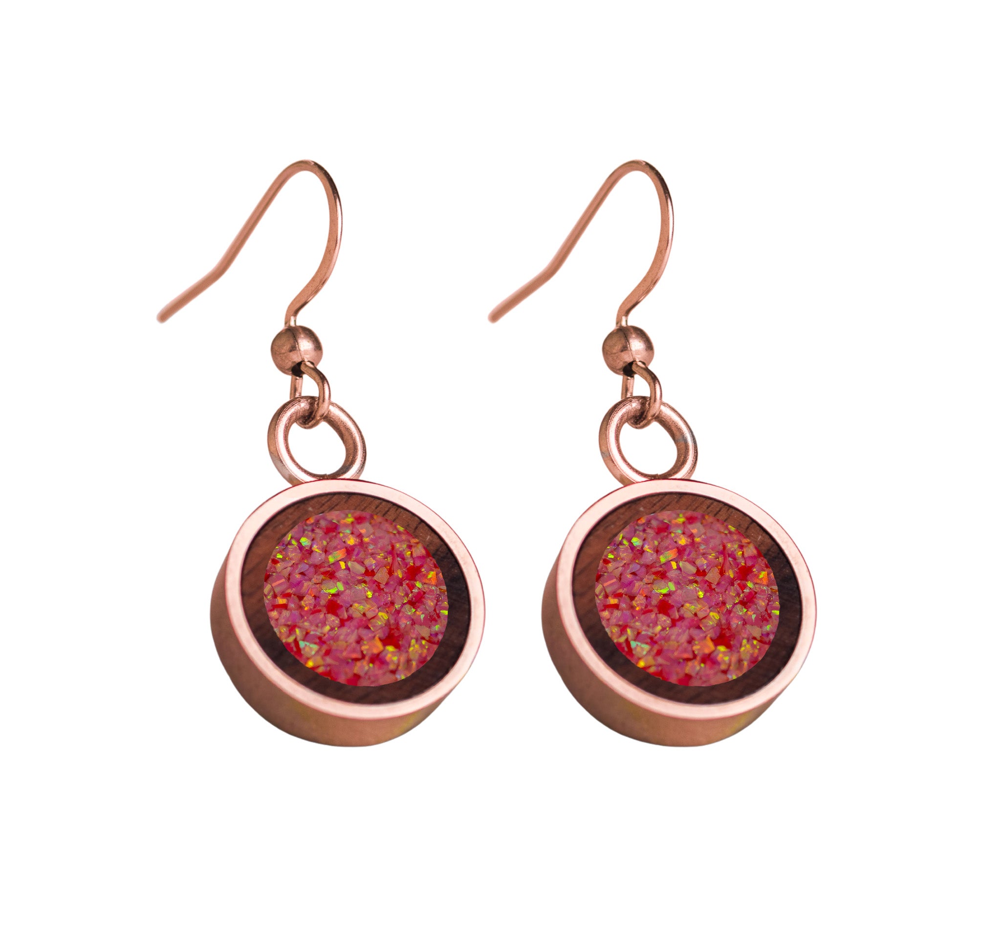 Circle Earrings Rosewood