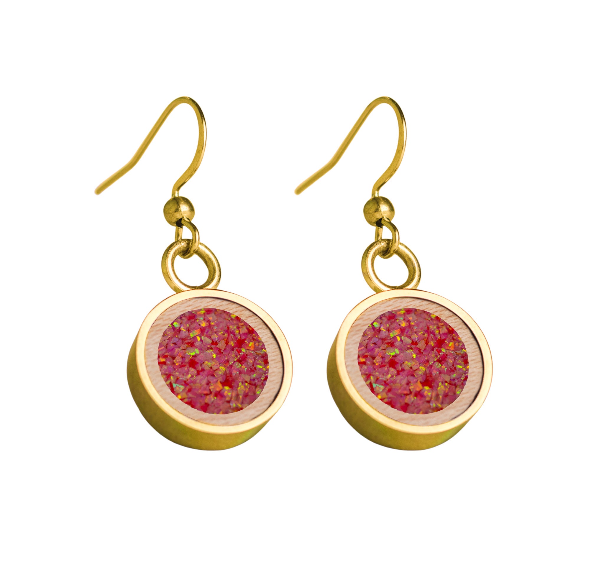 Circle Earrings Maple
