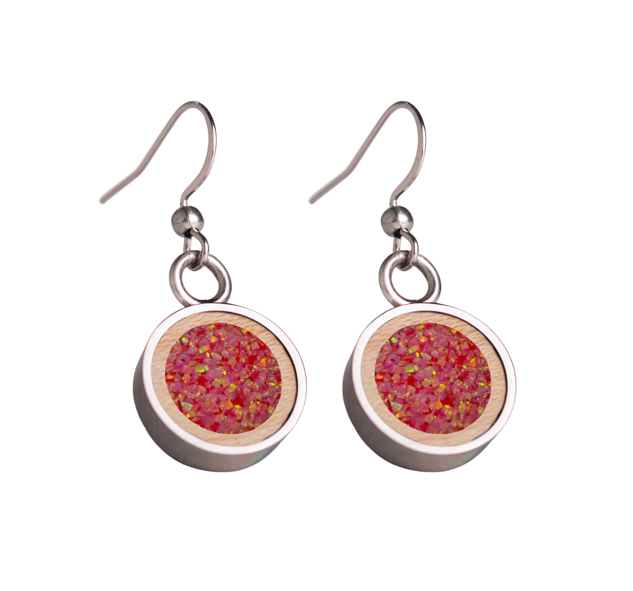 Circle Earrings Maple