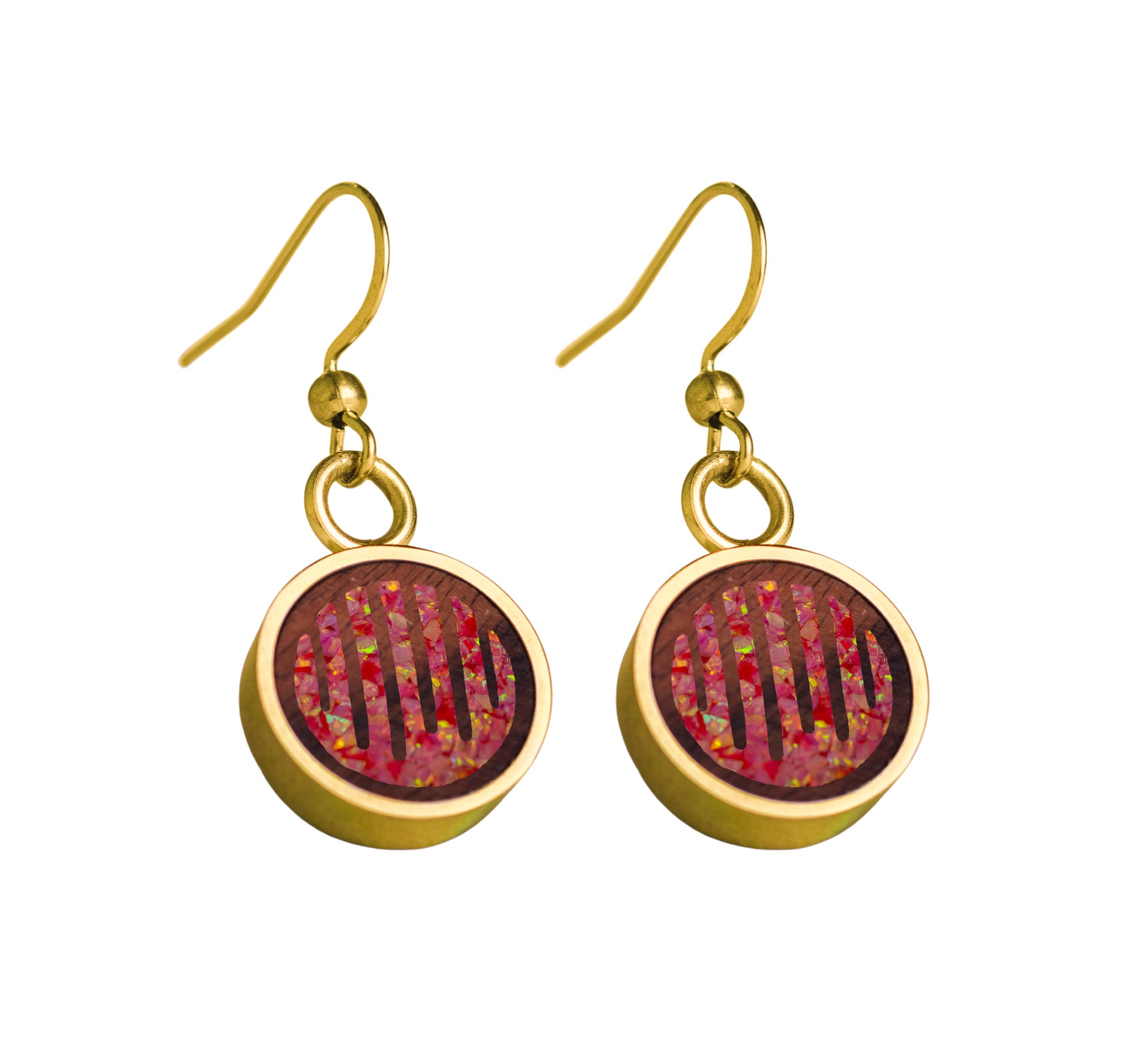 Raindrops Earrings Rosewood