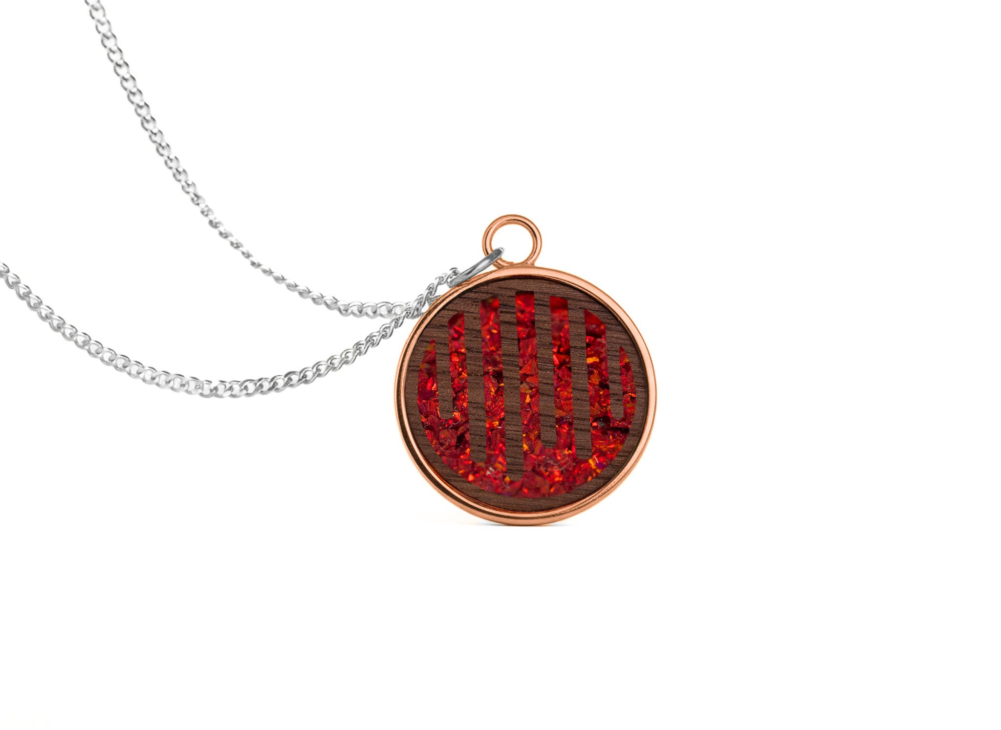 Raindrop Pendant Walnut