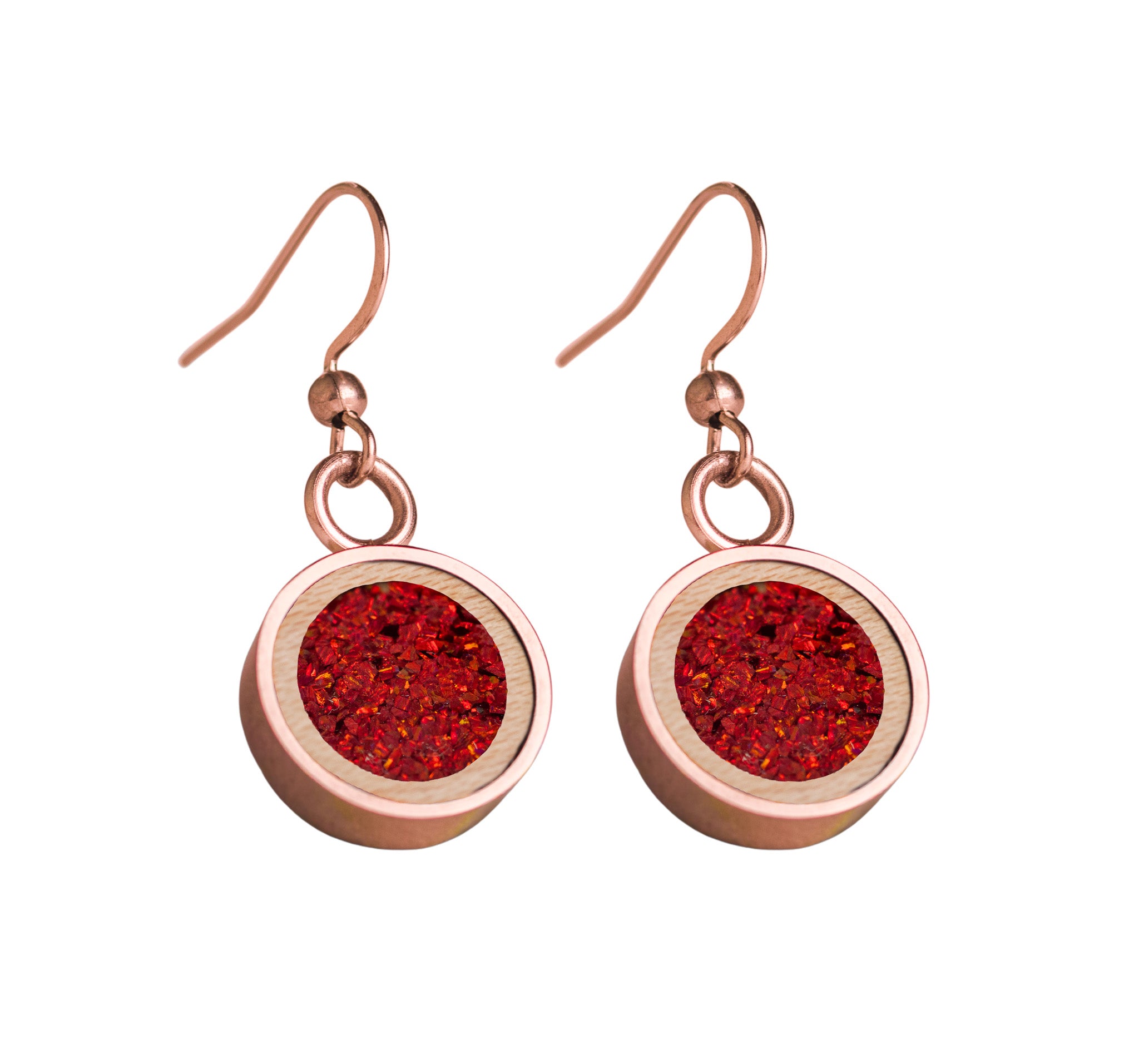 Circle Earrings Maple