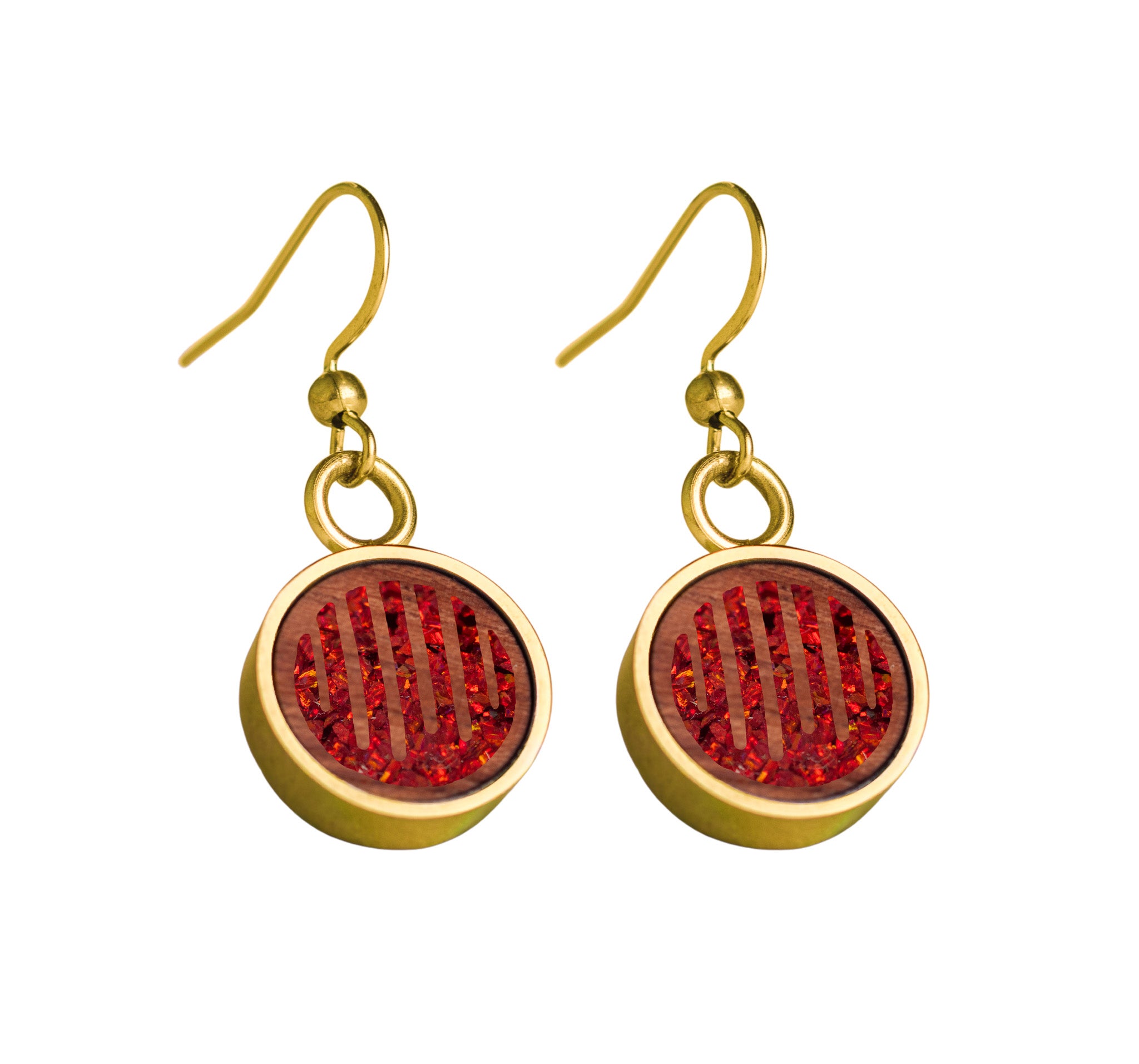 Raindrops Earrings Bubinga