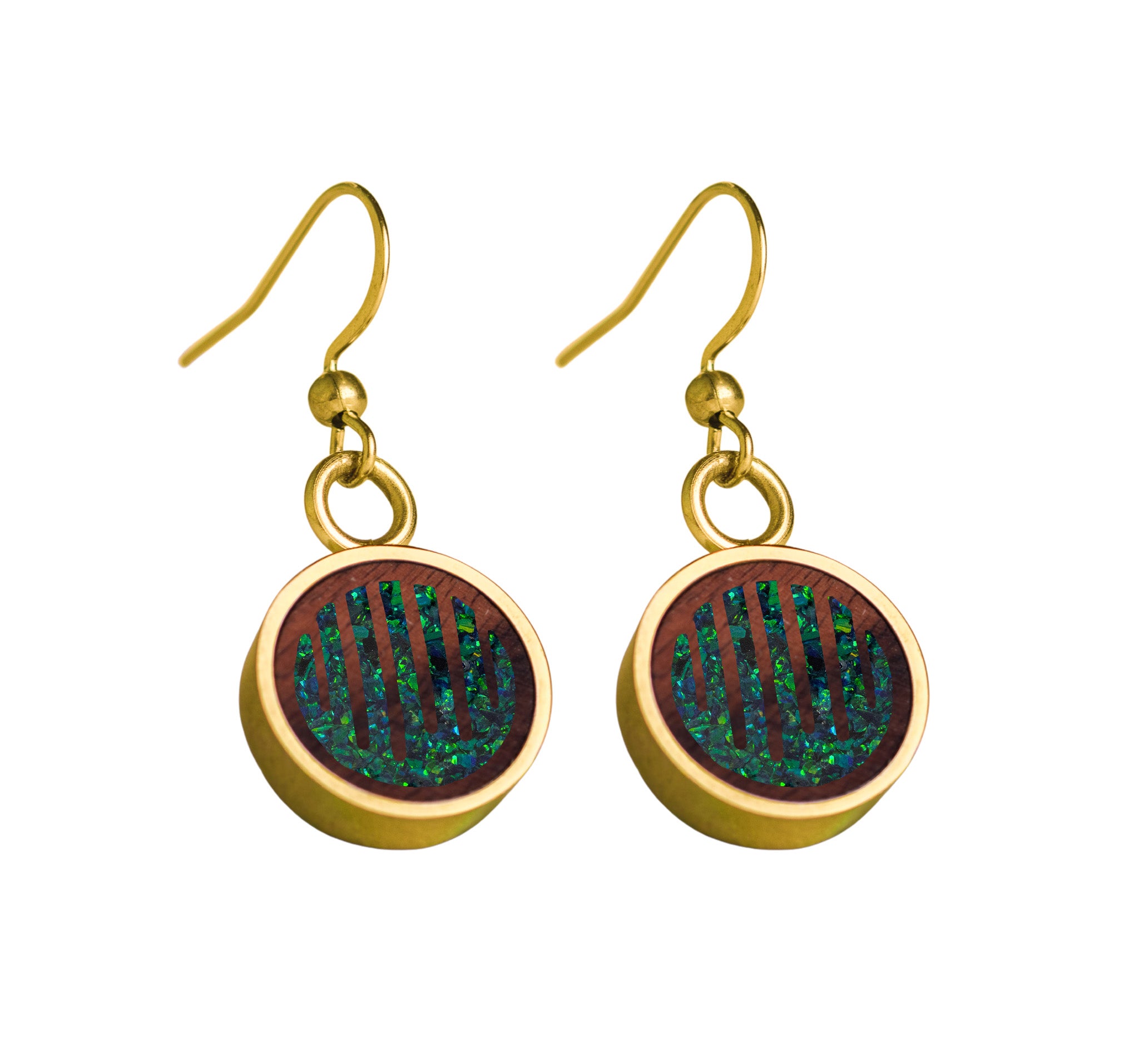 Raindrops Earrings Rosewood